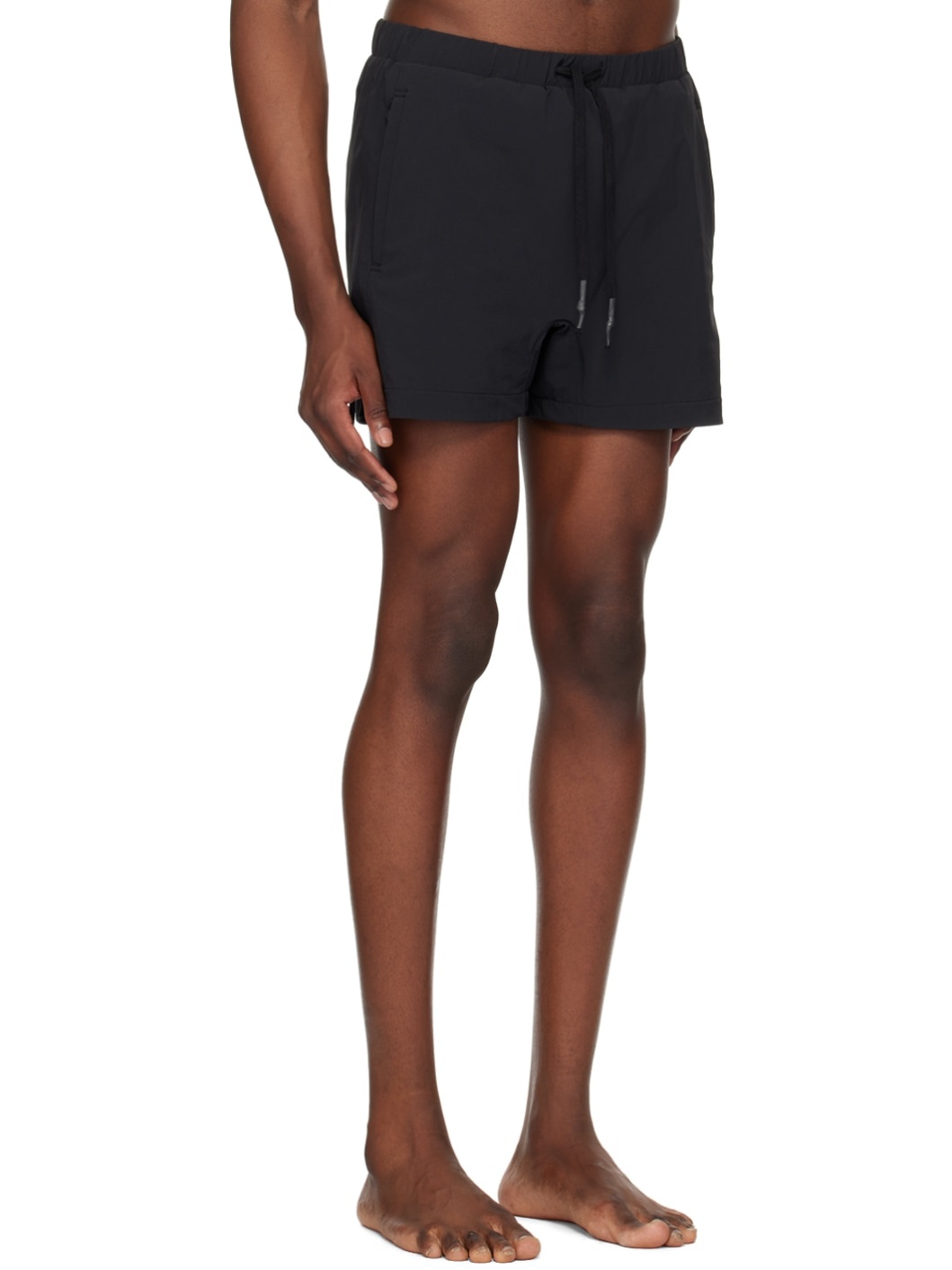 Black Drawstring Swim Shorts - 2