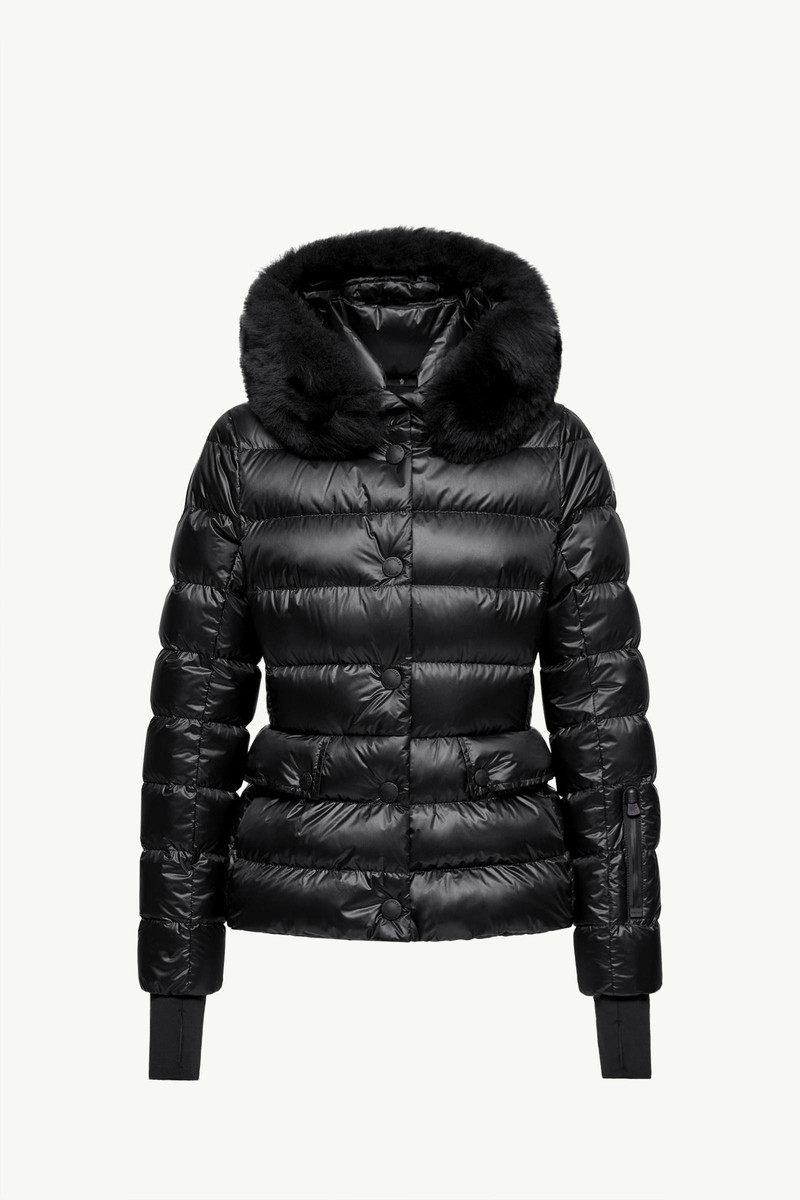 Armoniques Hooded Shearling-Trimmed Insulated Ski Jacket 1