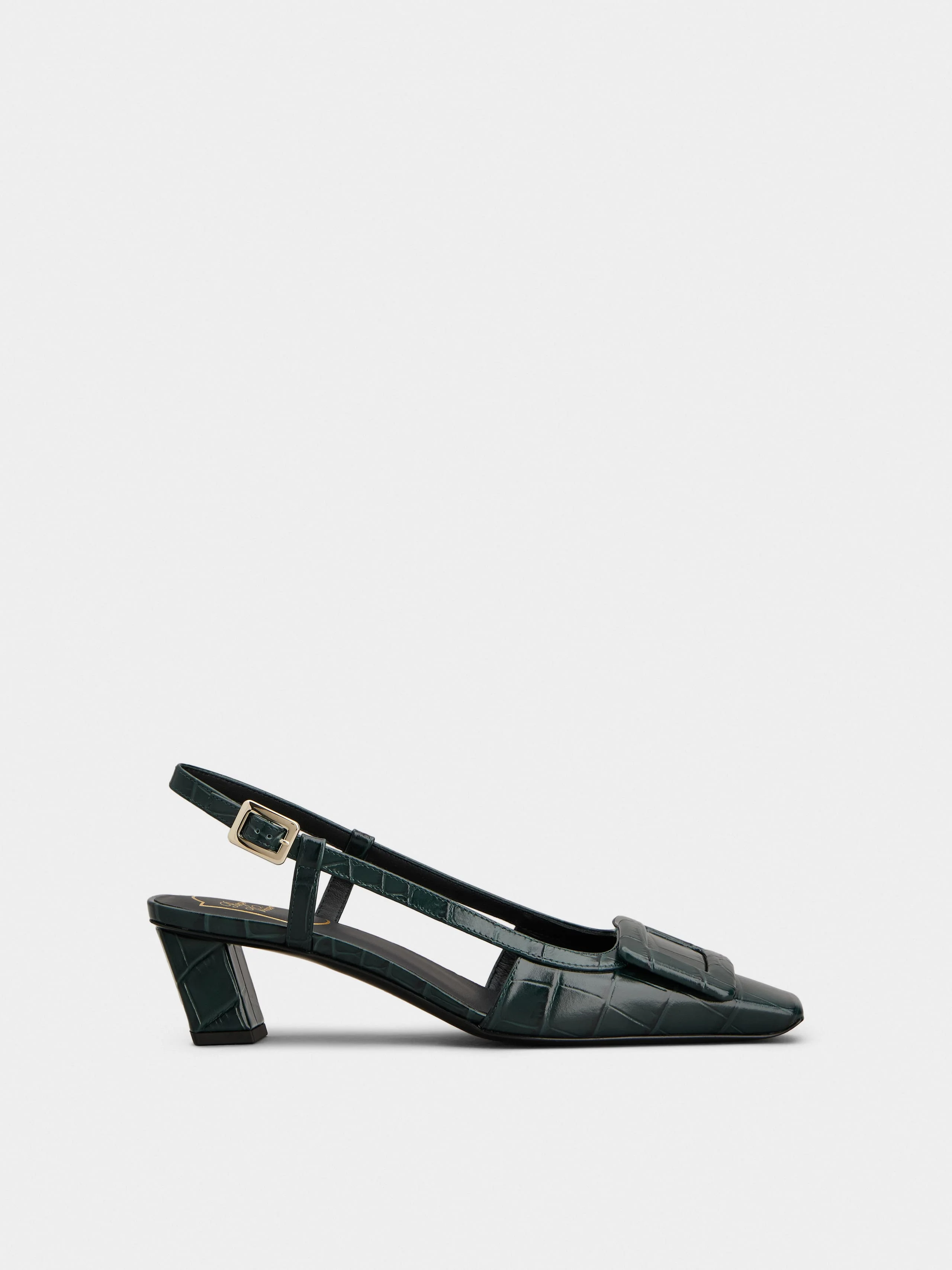 Belle Vivier Slingback Pumps in leather - 1