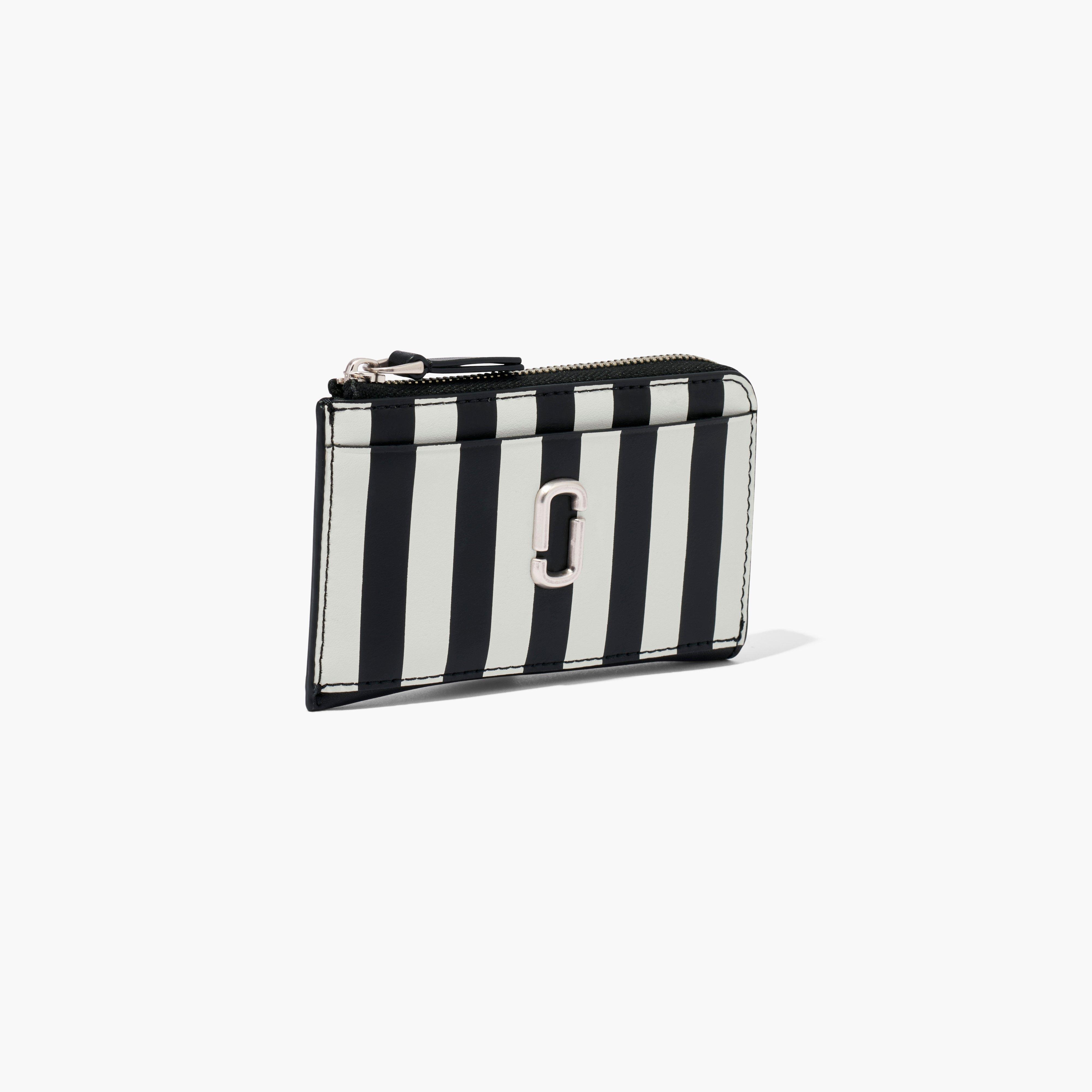 THE STRIPED J MARC TOP ZIP MULTI WALLET - 3
