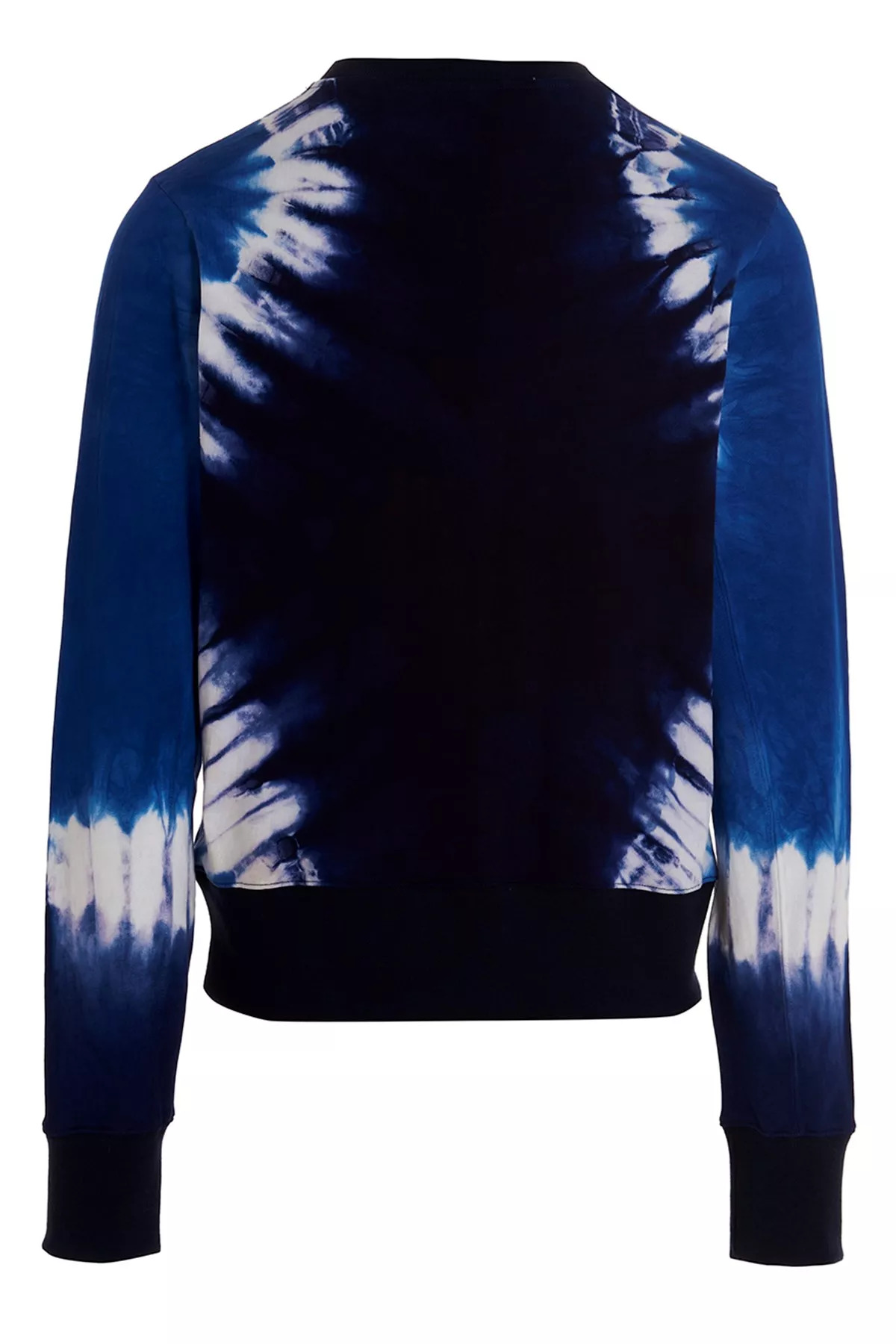 Logo embroidery tie dye sweatshirt - 2