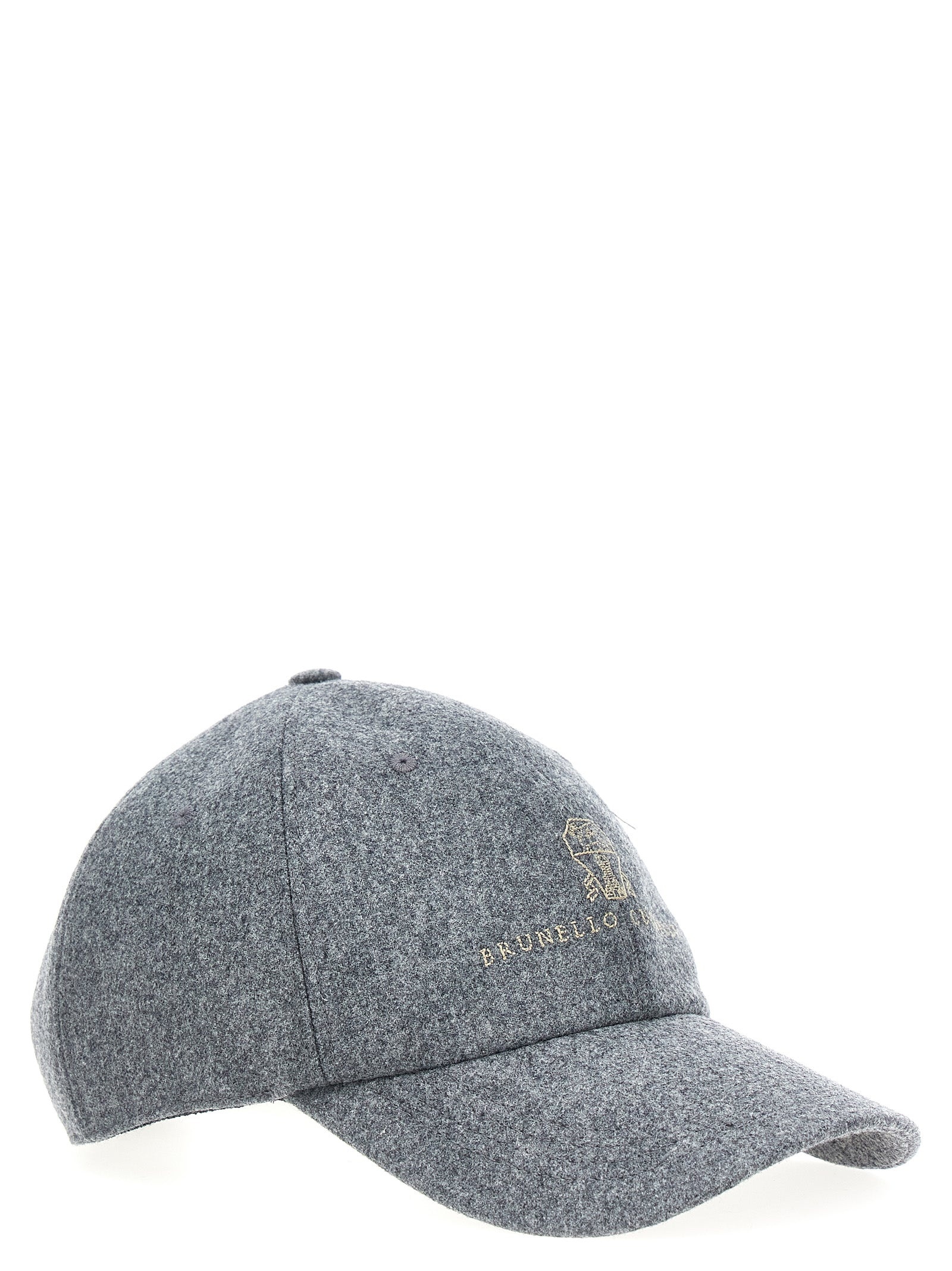 Logo Embroidery Cap Hats Gray - 2