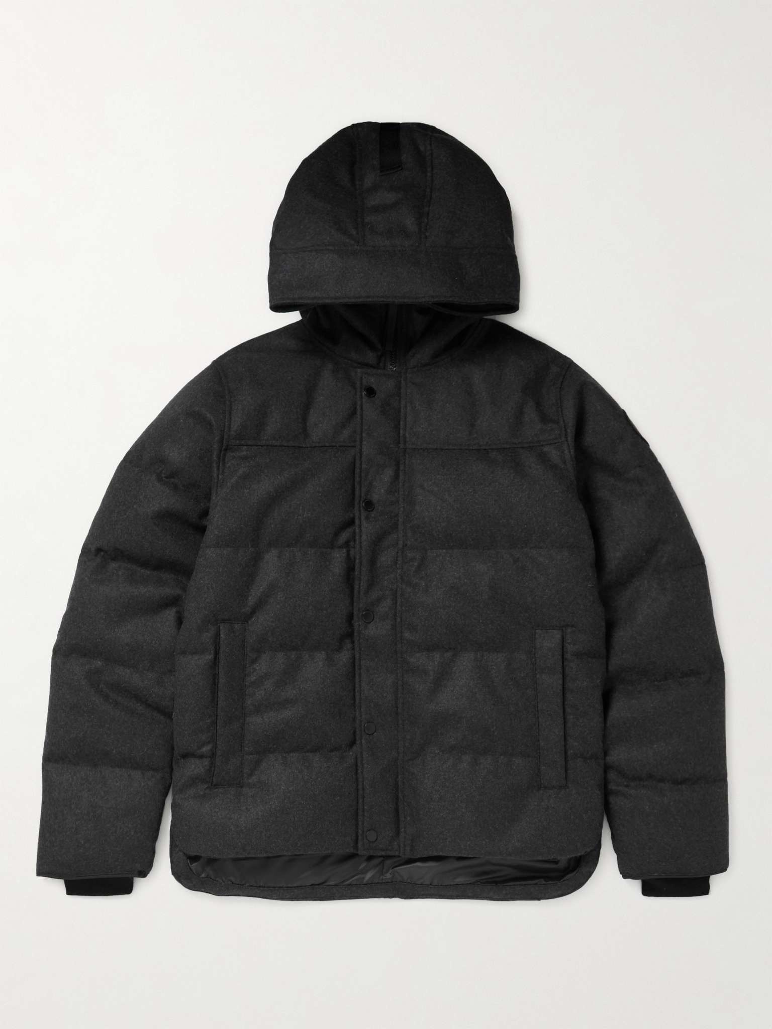 Macmillian Quilted DynaLuxe Recycled Wool Hooded Down Parka - 1