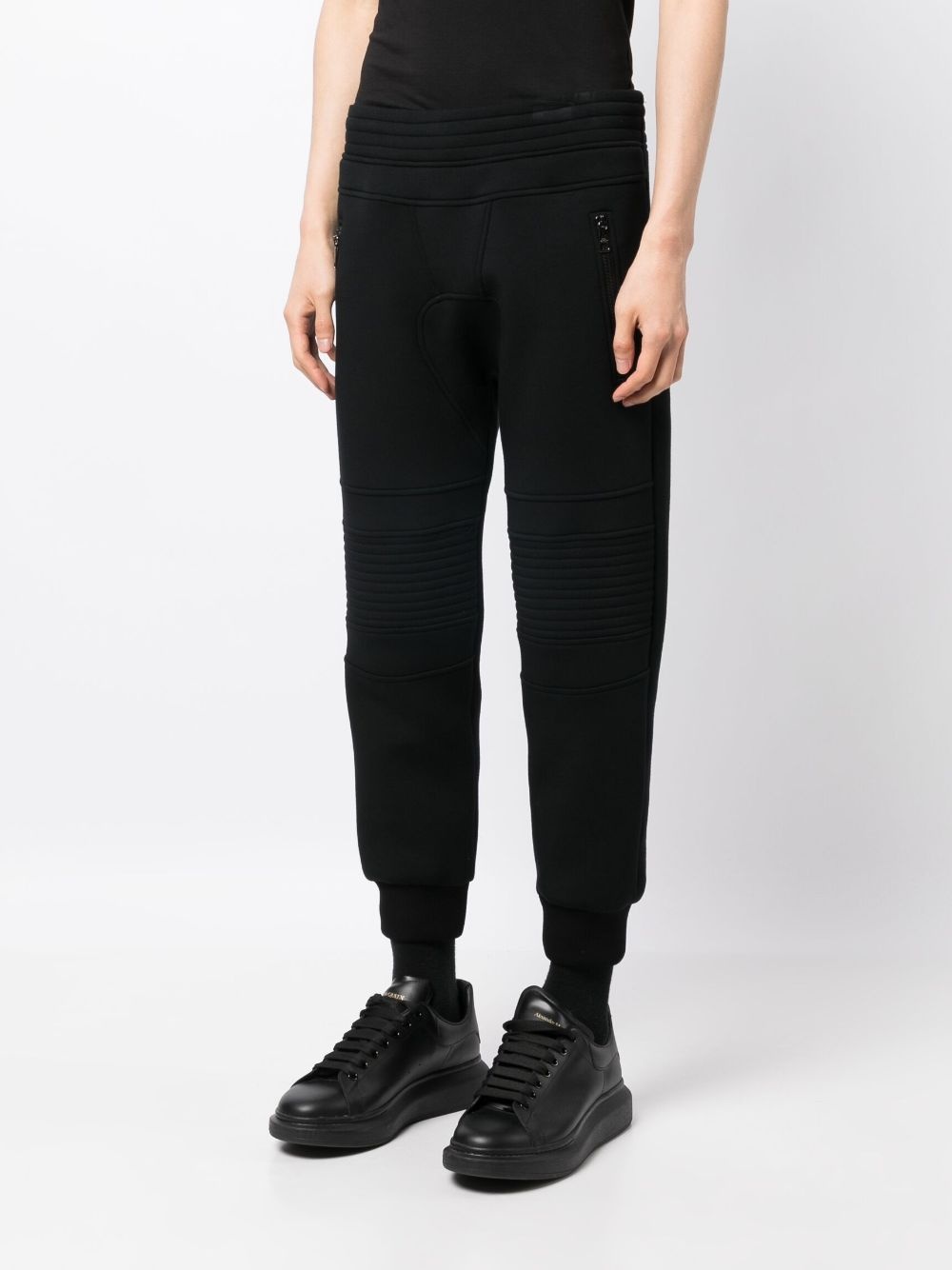 low-rise elasticated track pants - 3