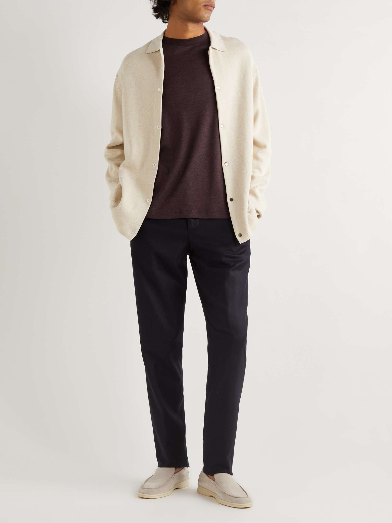 Slim-Fit Virgin Wool and Cashmere-Blend Trousers - 2