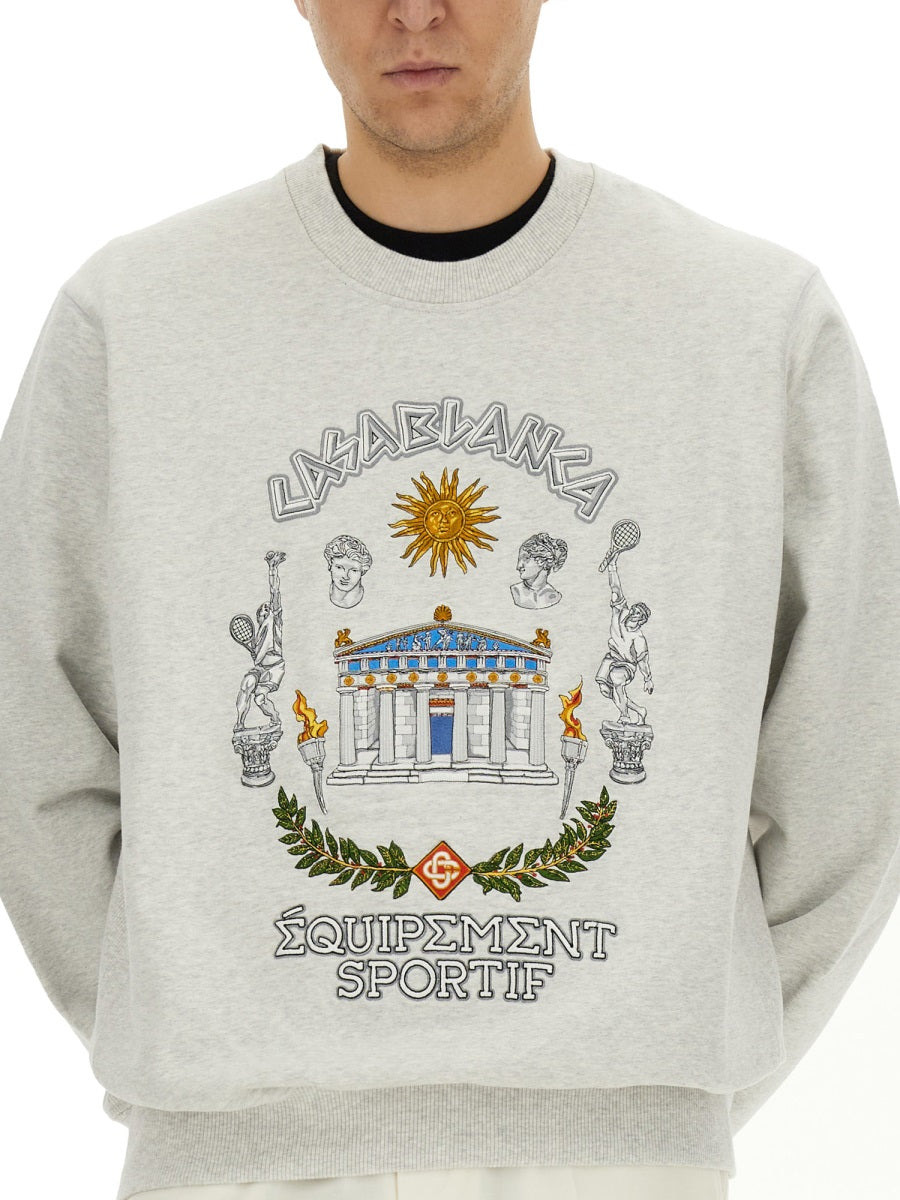 Casablanca Men "Le Temple Du Sport" Sweatshirt - 4