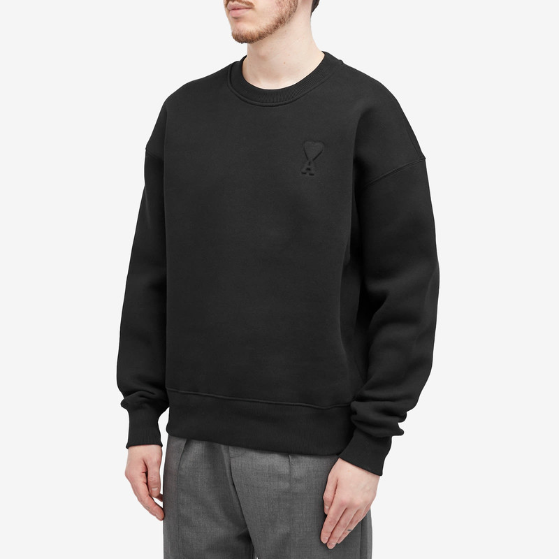 AMI Paris AMI Paris Embossed Heart Crew Sweatshirt outlook