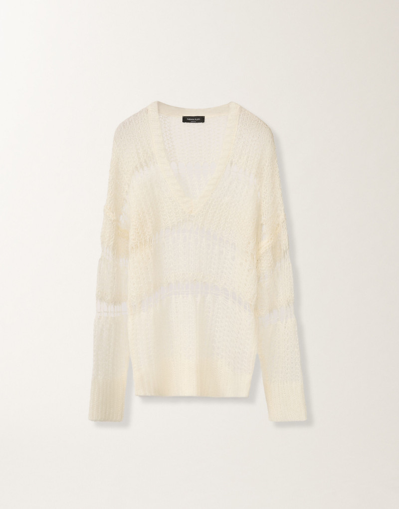 Mohair and organic cotton sweater 1