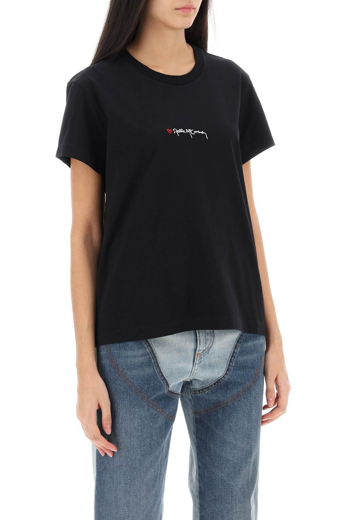 T-SHIRT WITH EMBROIDERED SIGNATURE - 3