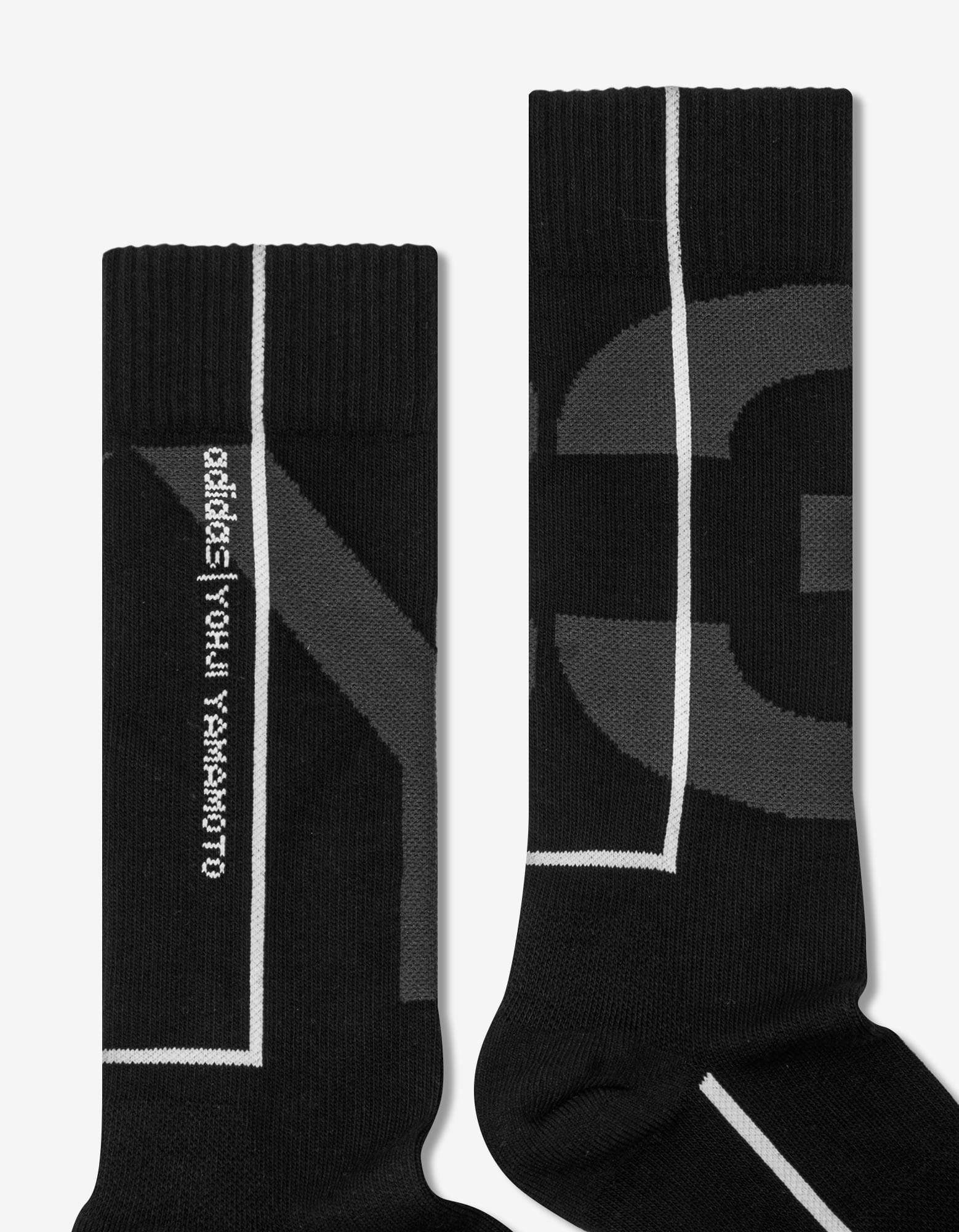 Black Classic Logo Socks - 2