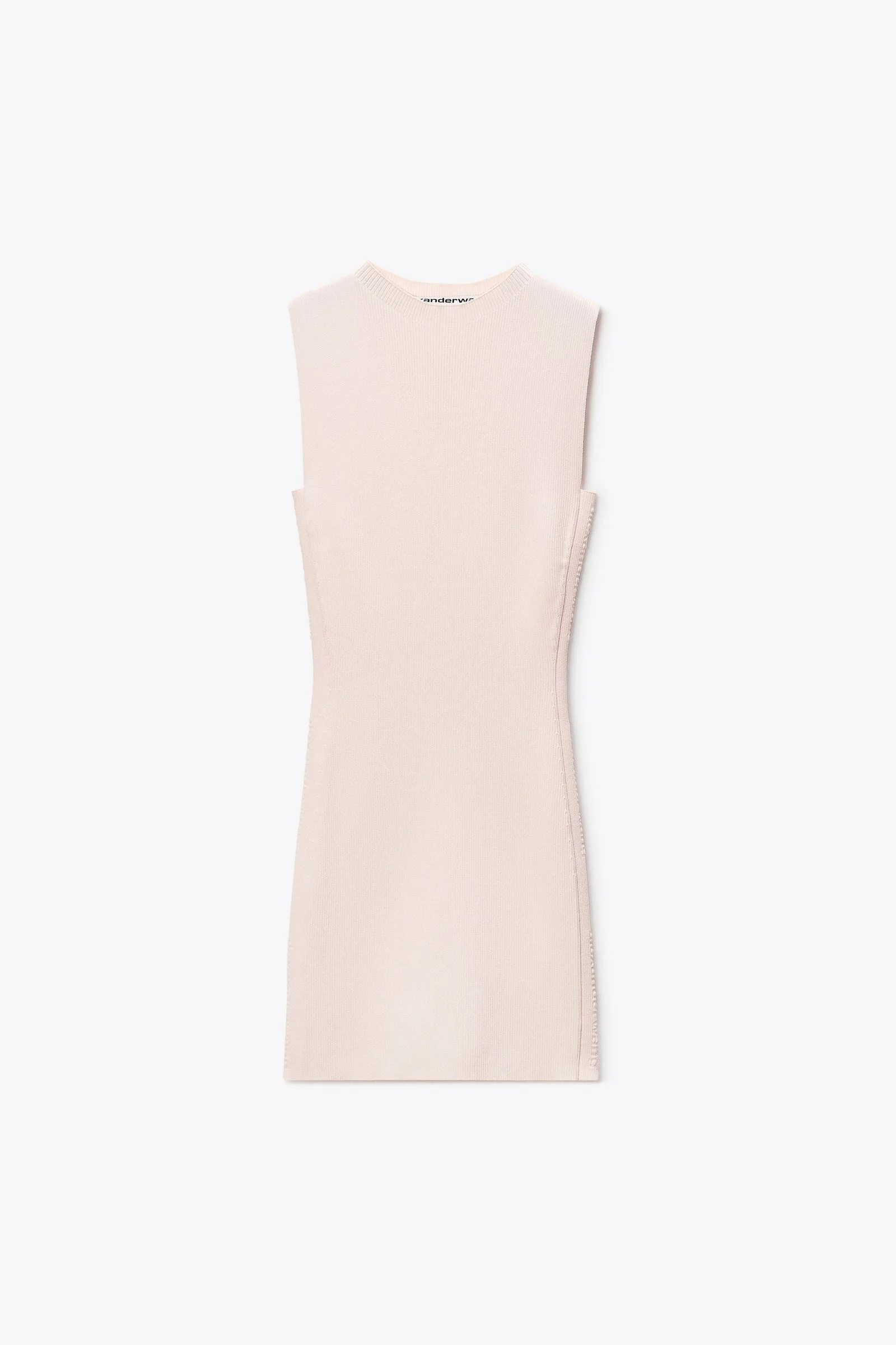 debossed logo mini dress - 1