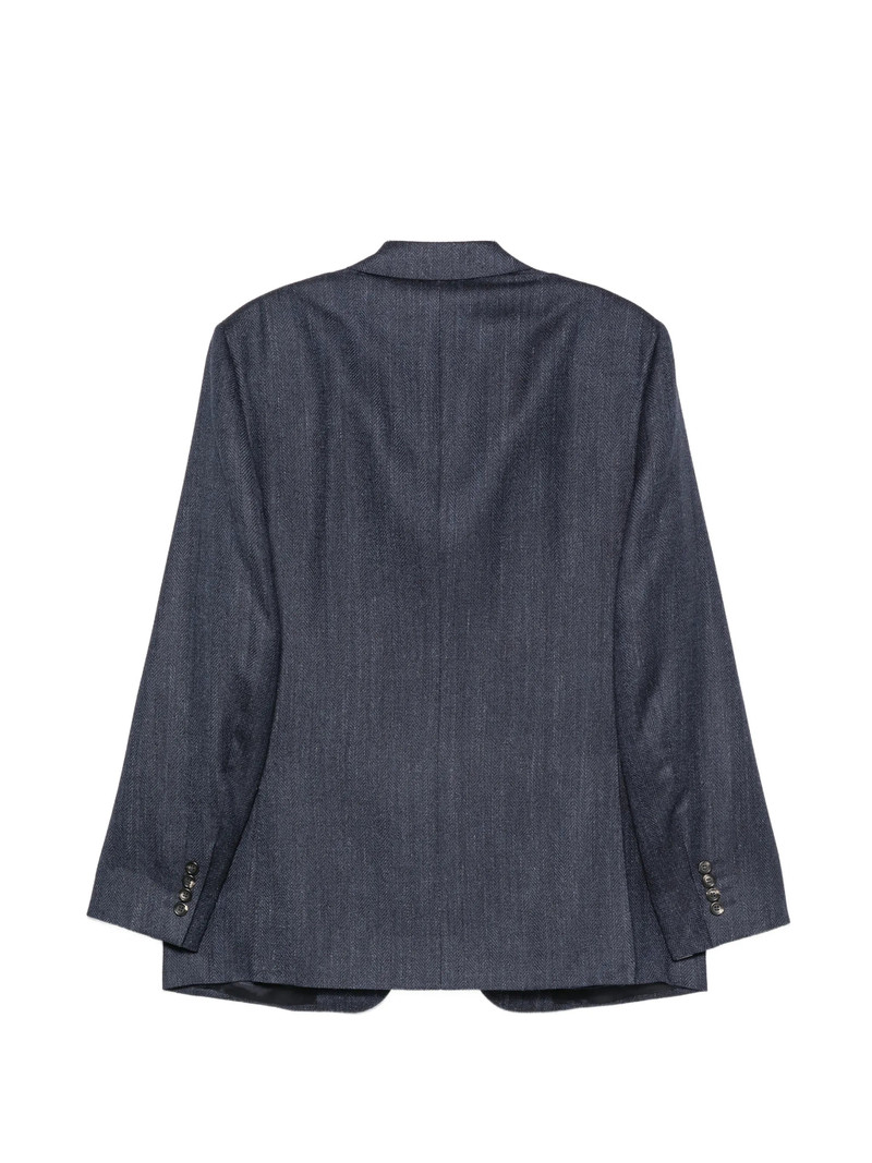 Canali Canali Herringbone-pattern Notch-lapels Jacket outlook