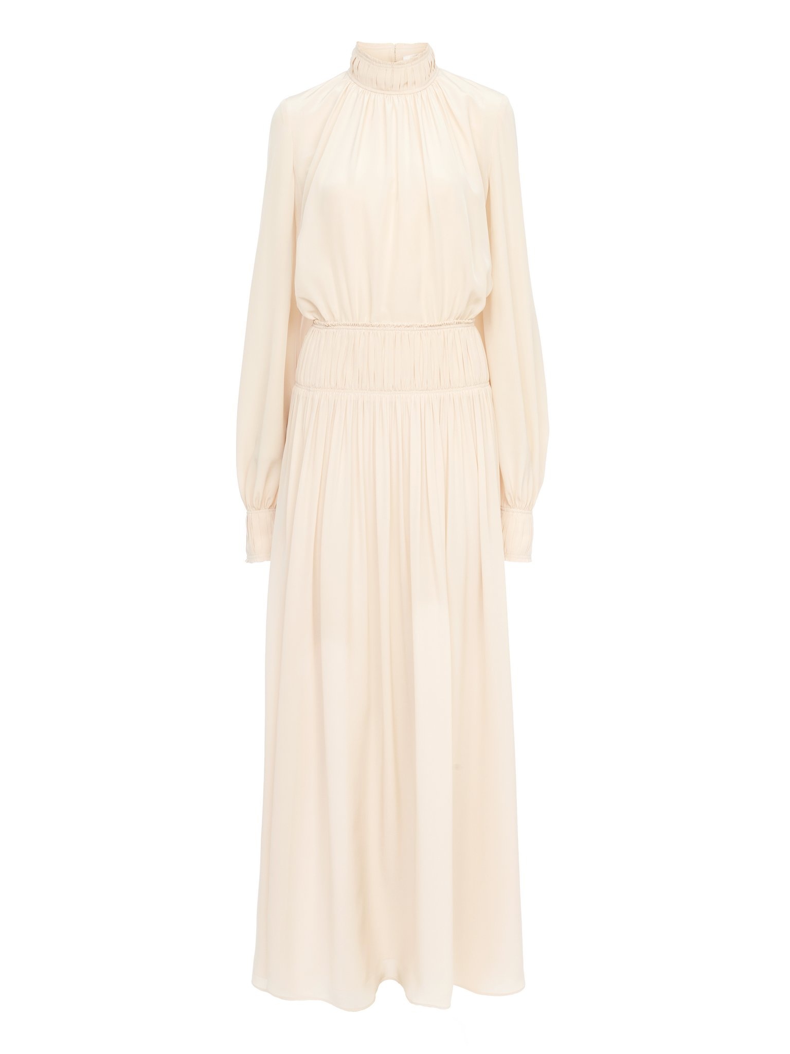 HIGH-NECK FLARE DRESS - 1