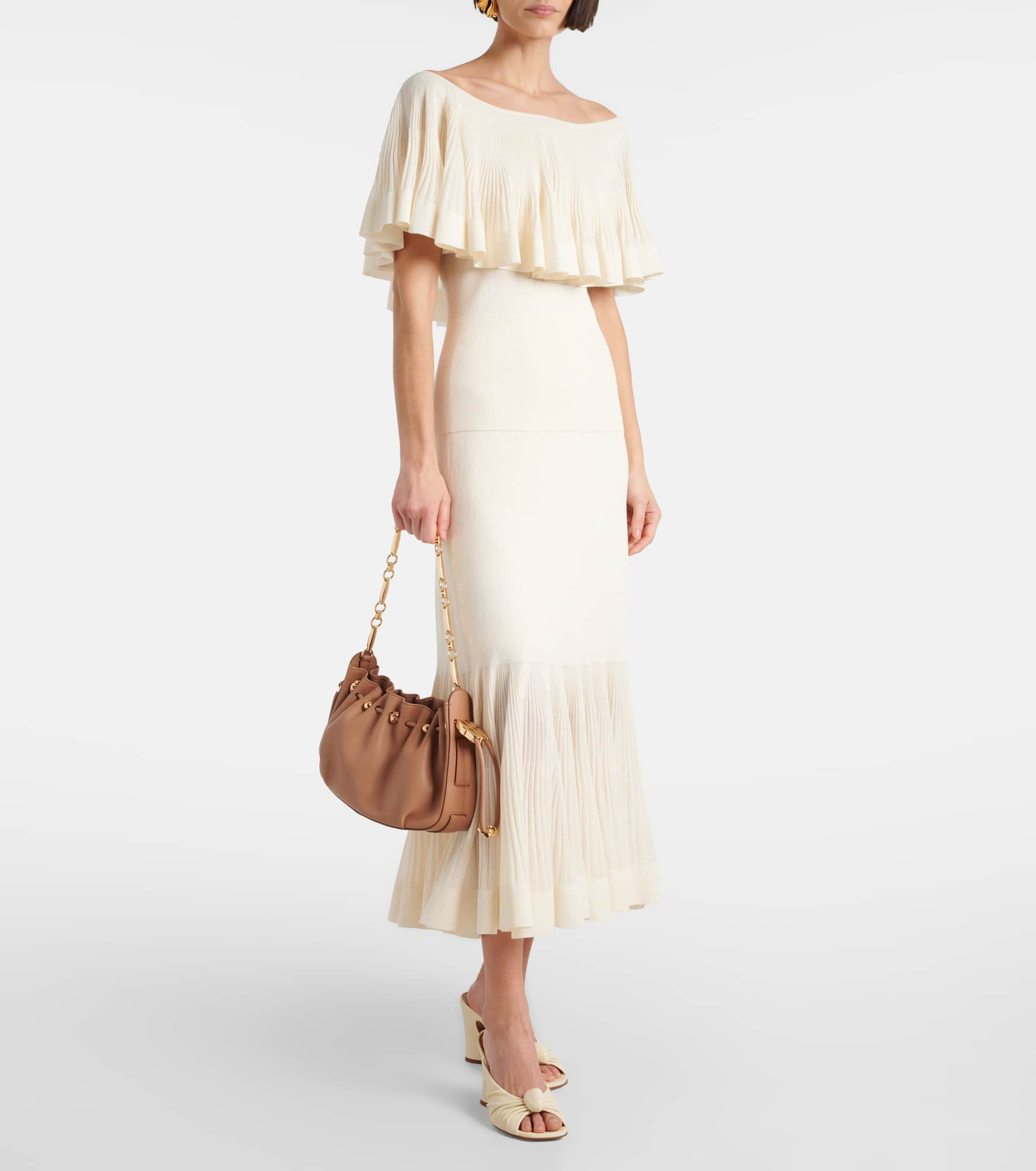 Halcyon leather shoulder bag - 5
