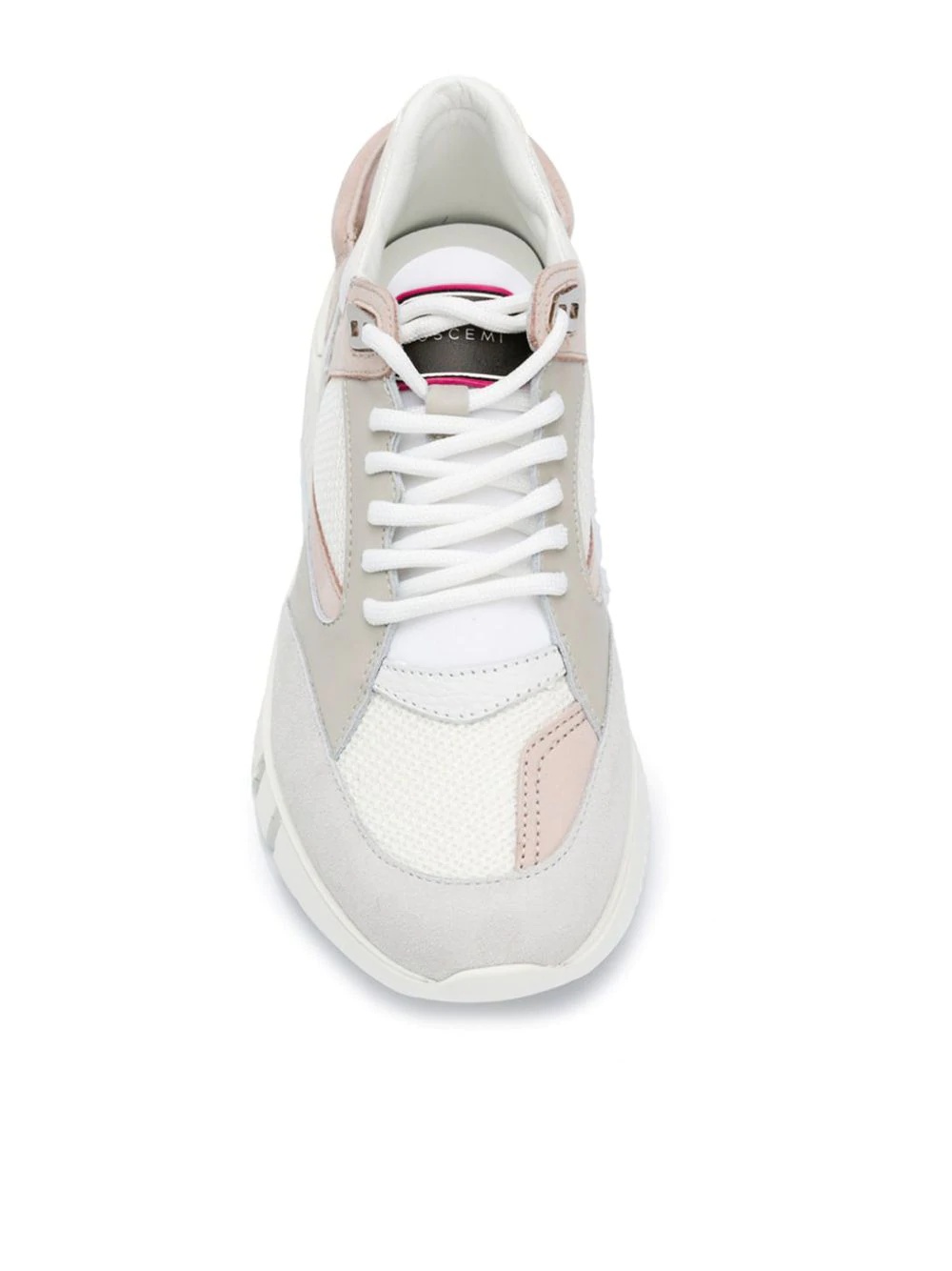 lace-up platform sneakers - 4