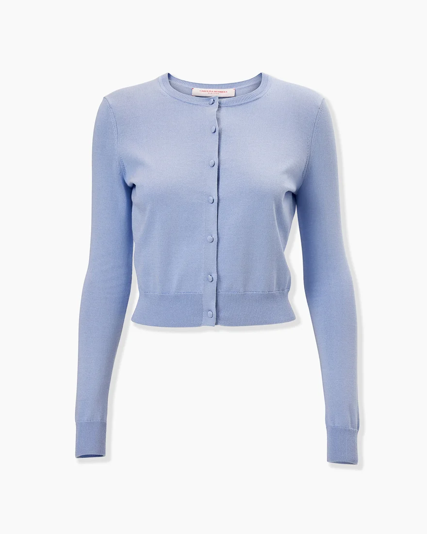 Crewneck Cardigan - 1