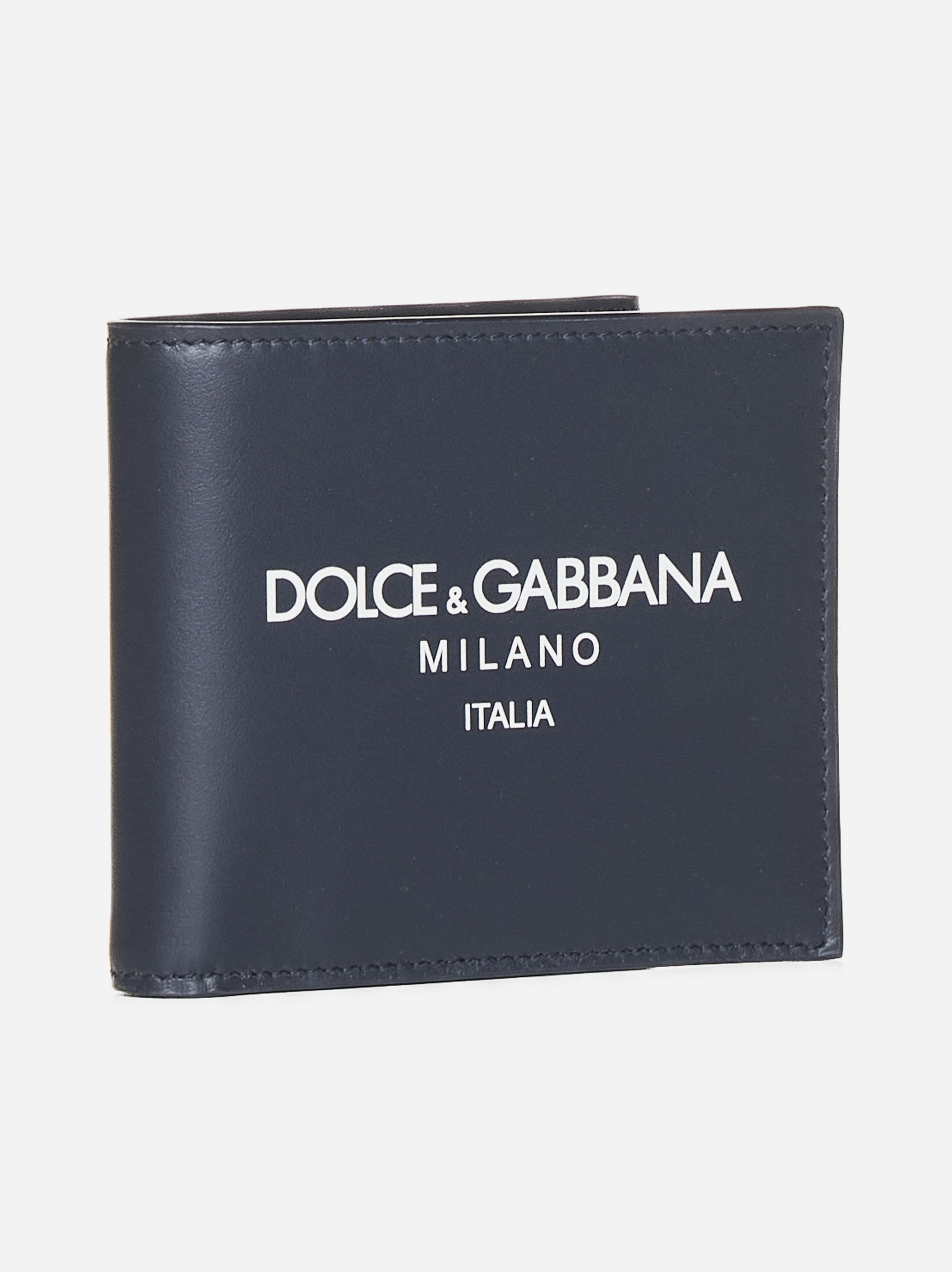 Logo leather bifold wallet - 2