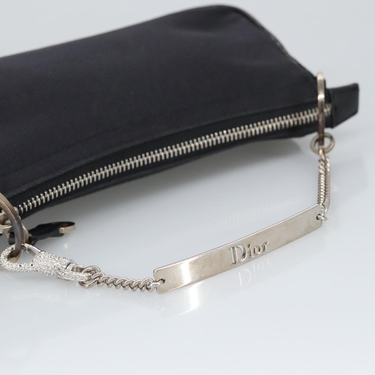 DIOR Hand Bag Canvas Black - 7