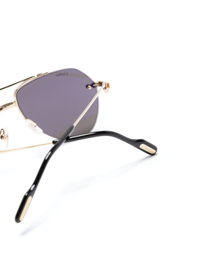 Première de Cartier pilot-frame sunglasses 3