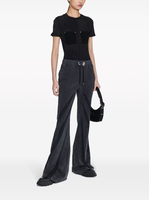 DION LEE Women Darted Terry Pant - 4