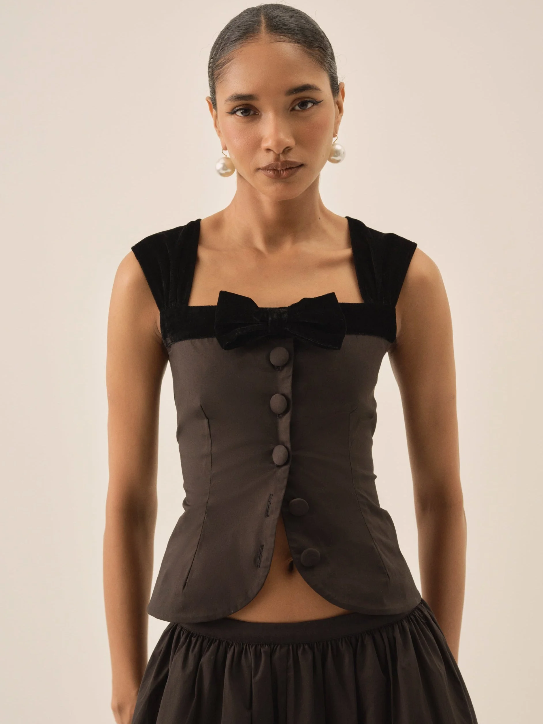 Train Station Poplin Top - 1