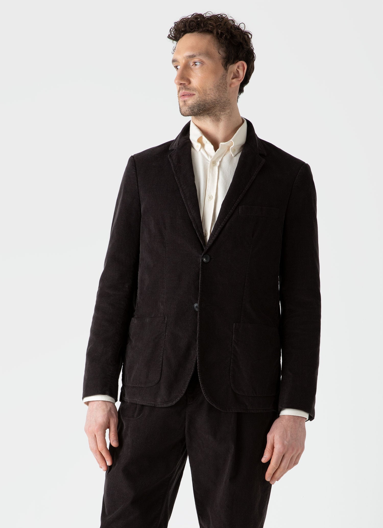 Fine Corduroy Blazer - 2