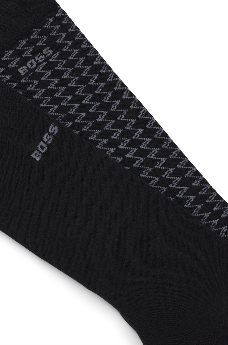 BOSS TWO-PACK OF REGULAR-LENGTH SOCKS IN COTTON outlook