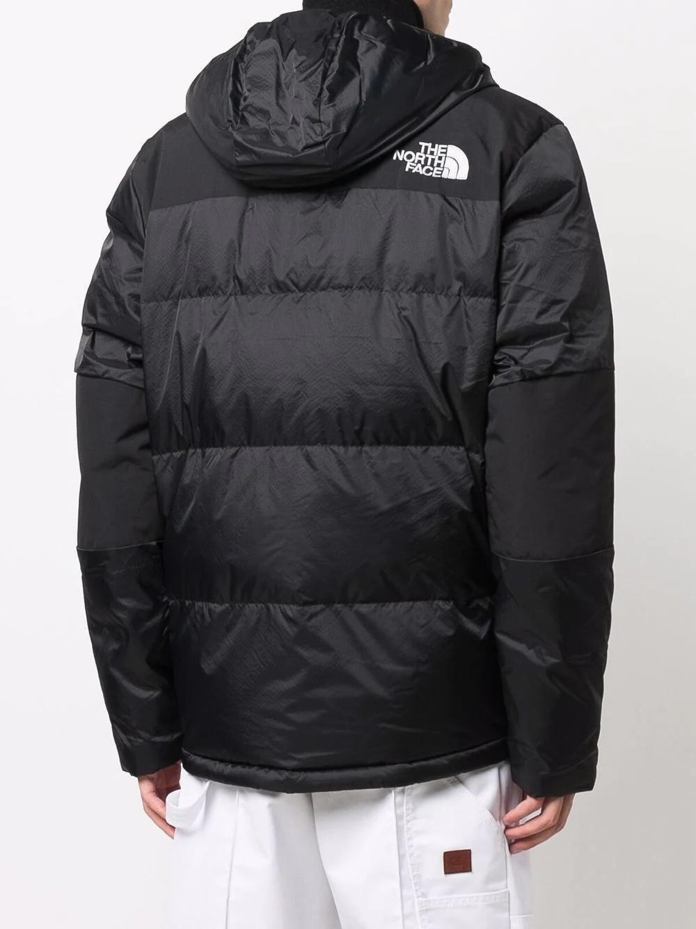 logo-printed puffer jacket - 4