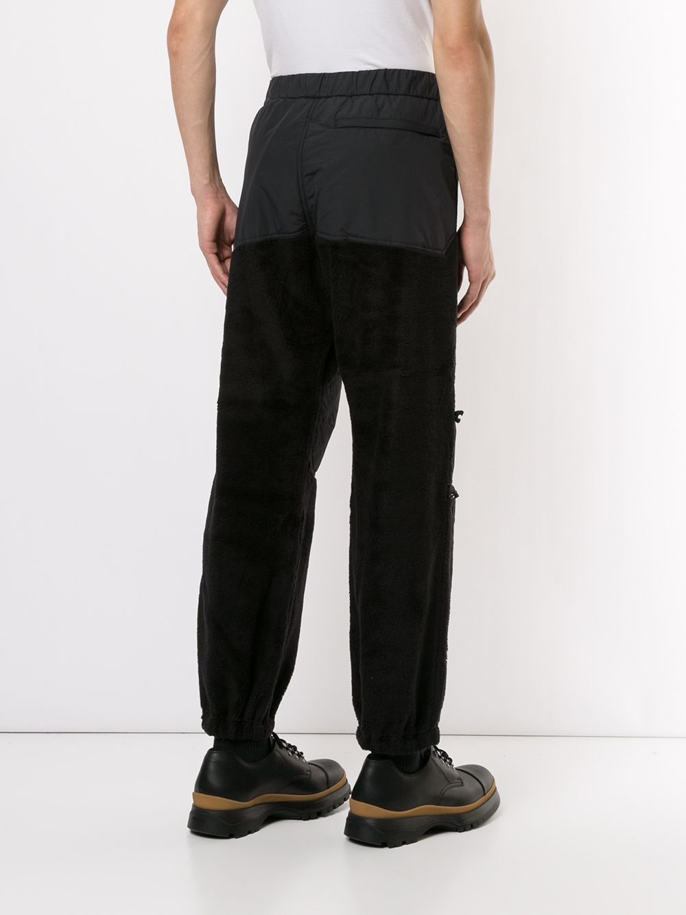 shearling detail trousers - 4