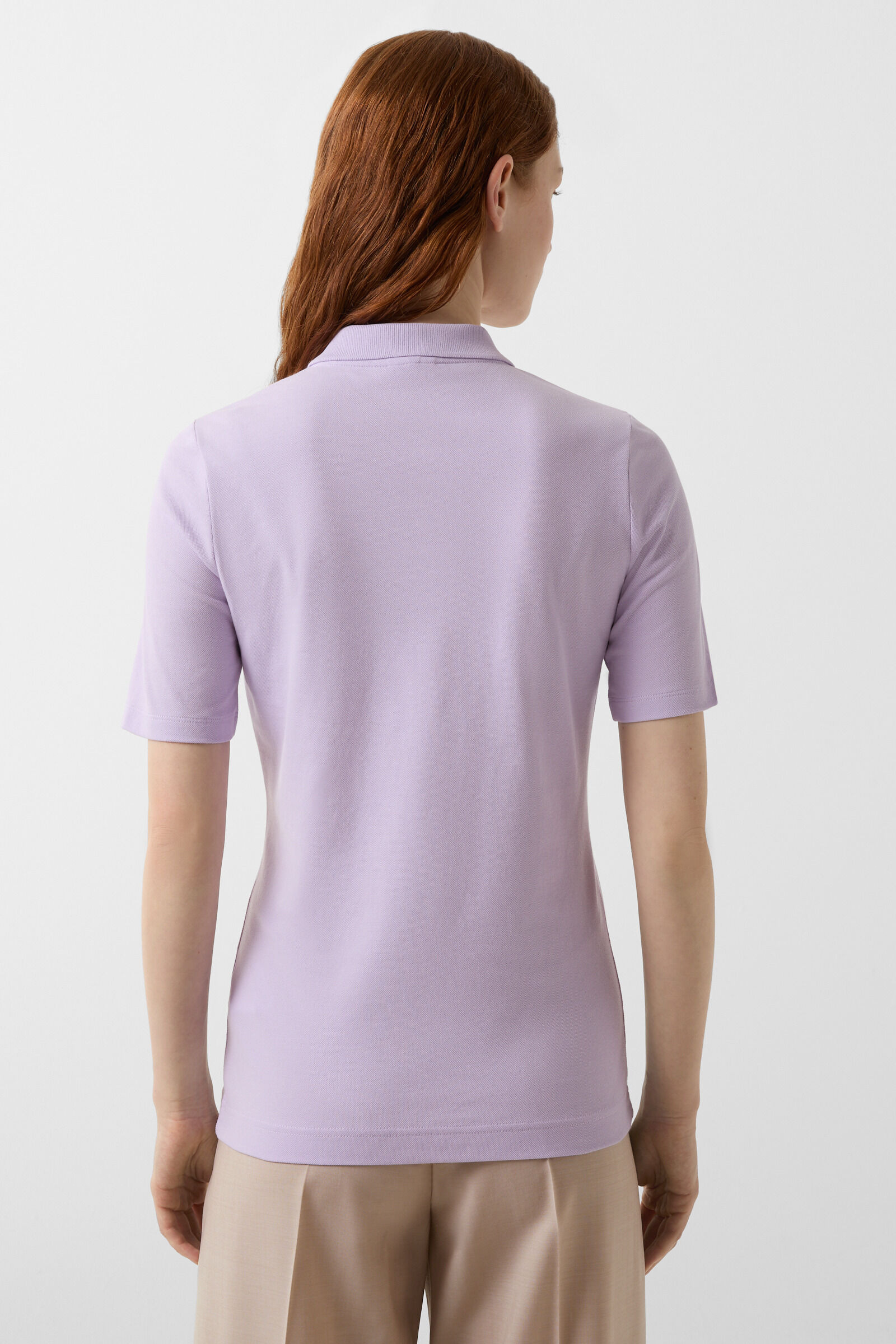 Malika polo shirt in Lilac - 3