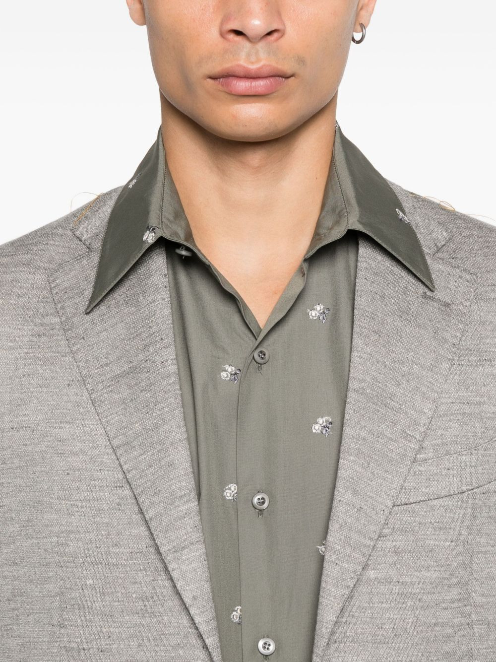 two-button patch-pocket blazer - 5