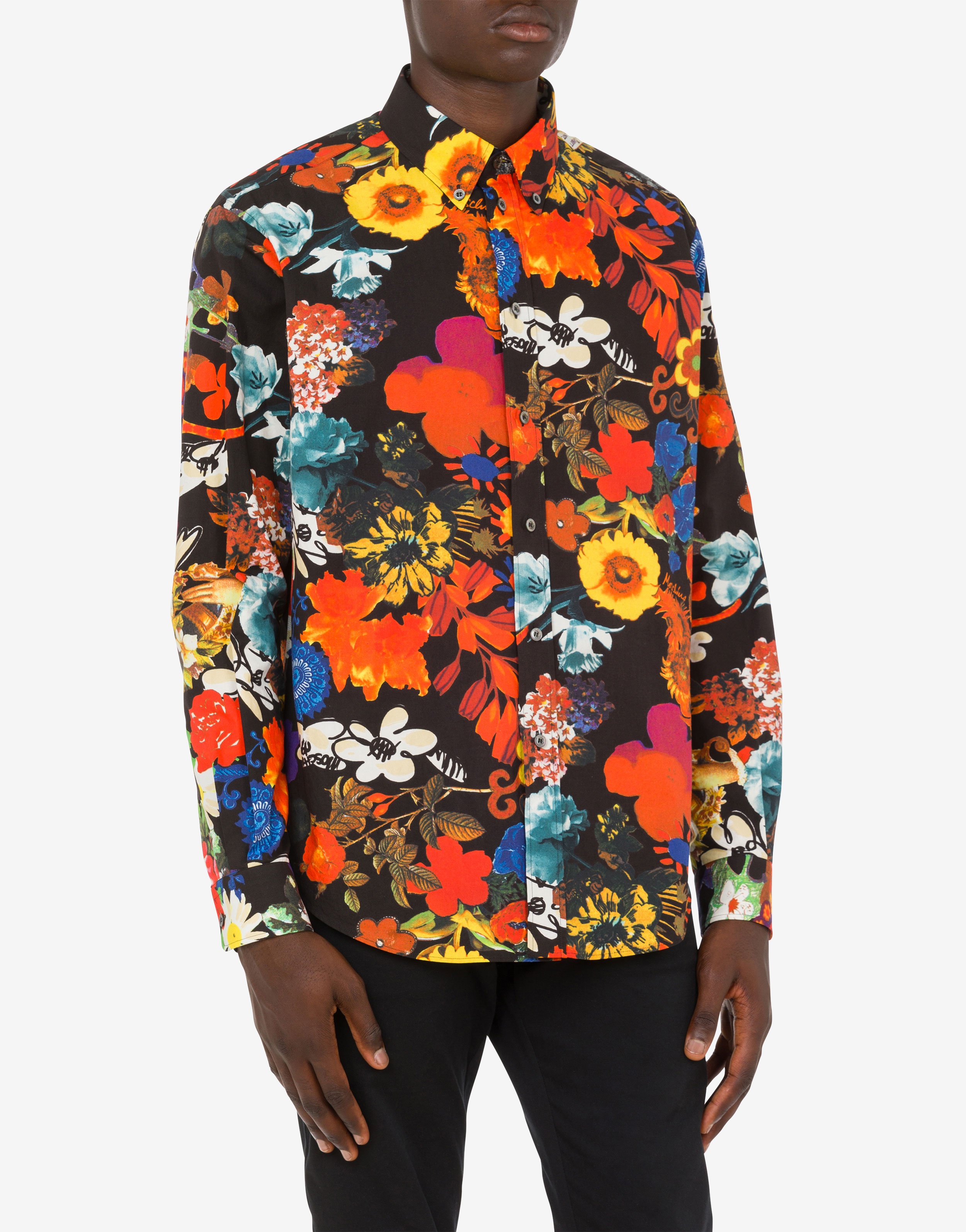 ALLOVER FLOWERS POPLIN SHIRT - 2