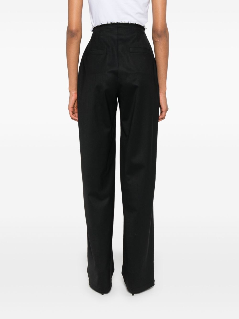 raw-cut trousers - 4