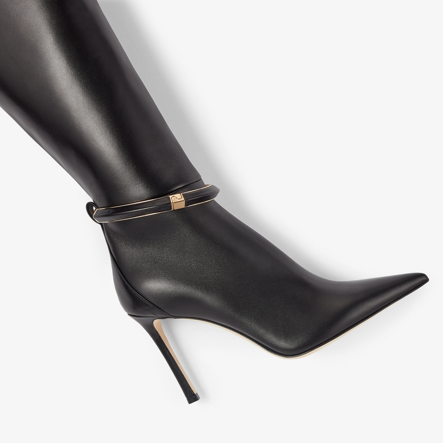 Dreece Knee Boot 95
Black Nappa Leather Knee Boots - 3