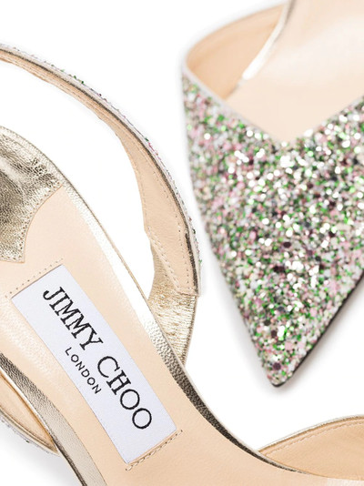 JIMMY CHOO Erin 60mm glitter pumps outlook