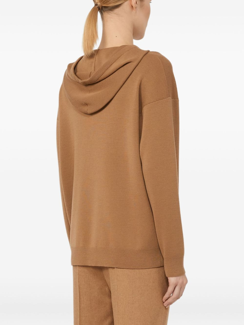 velvet-logo hoodie - 2