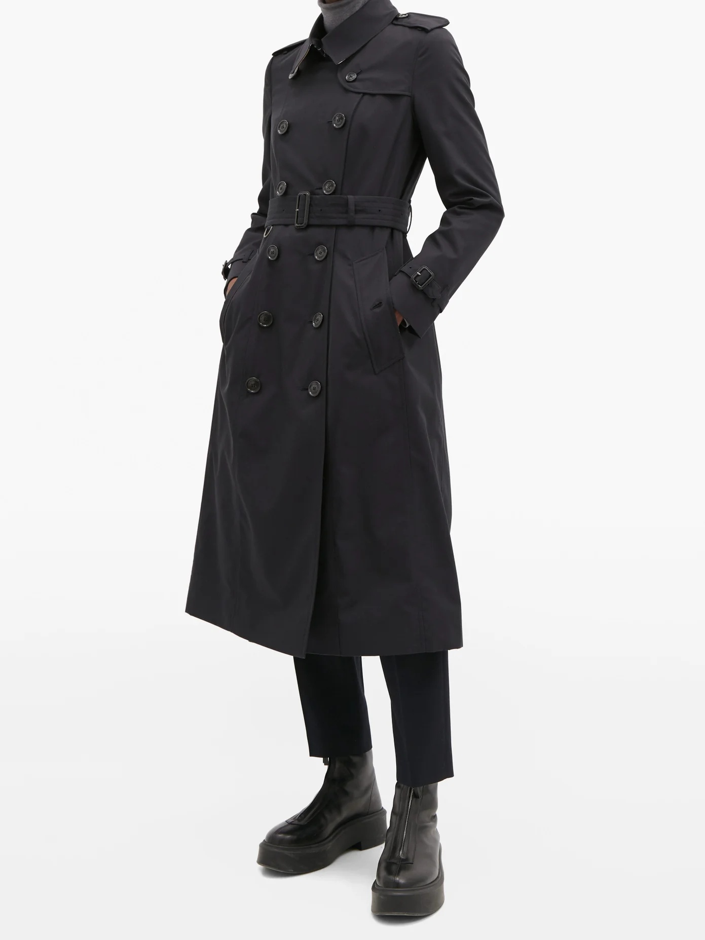 Chelsea cotton-gabardine trench coat - 6