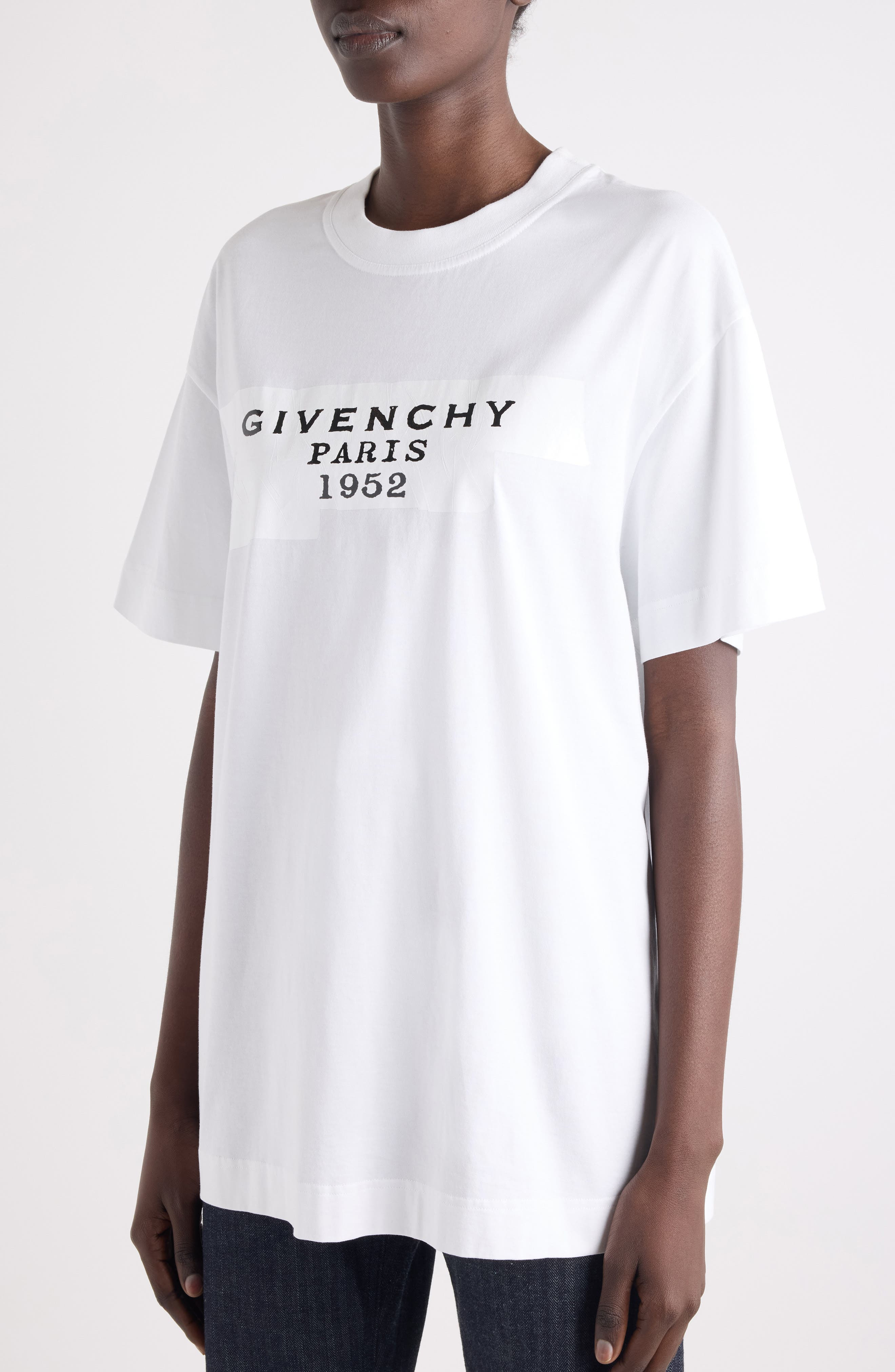 Givenchy Boxy Logo Graphic T-Shirt in White at Nordstrom - 5