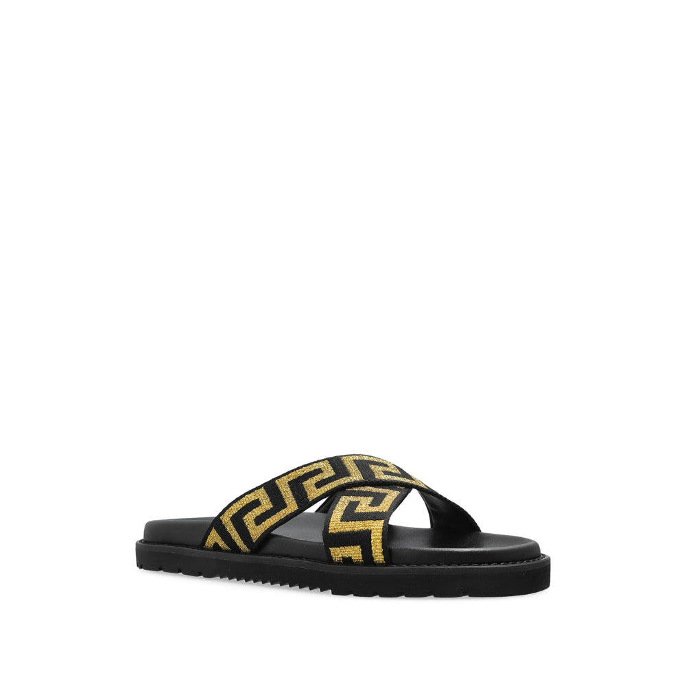 Versace Black Flip-Flops & Slides Men - 5
