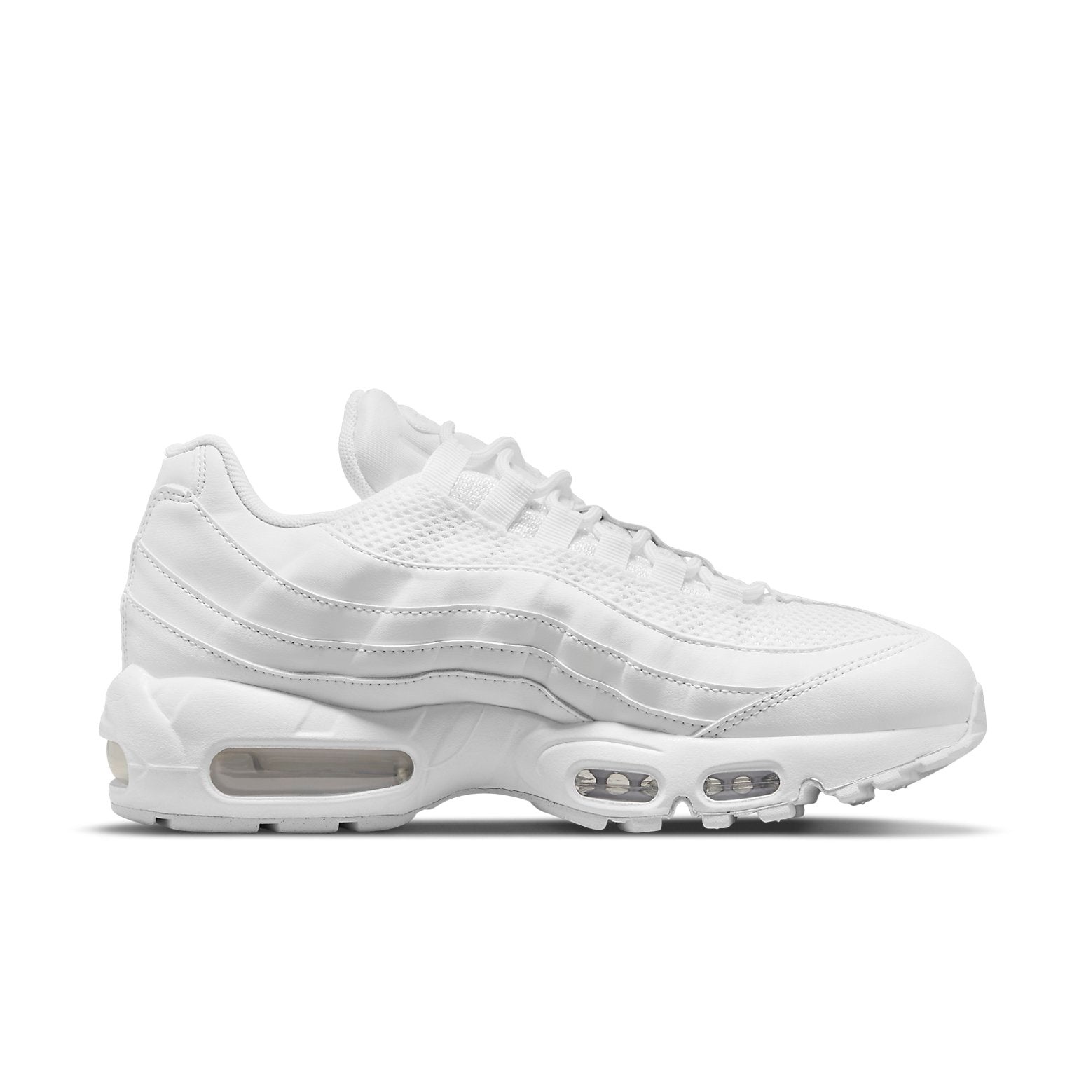 (WMNS) Nike Air Max 95 Next Nature 'Triple White' DH8015-100 - 4