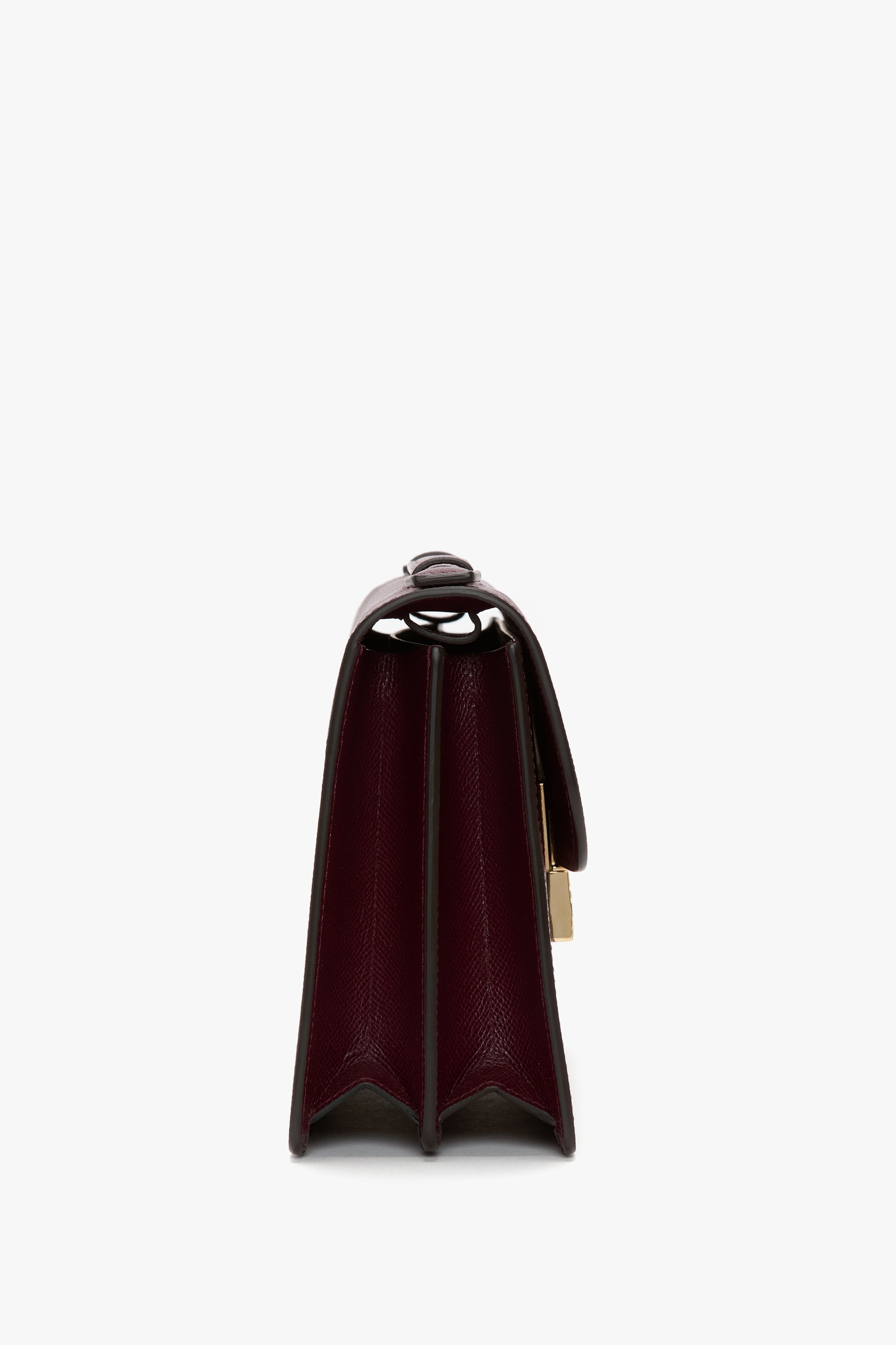 Dorian Bag In Burgundy Grained Leather - 4