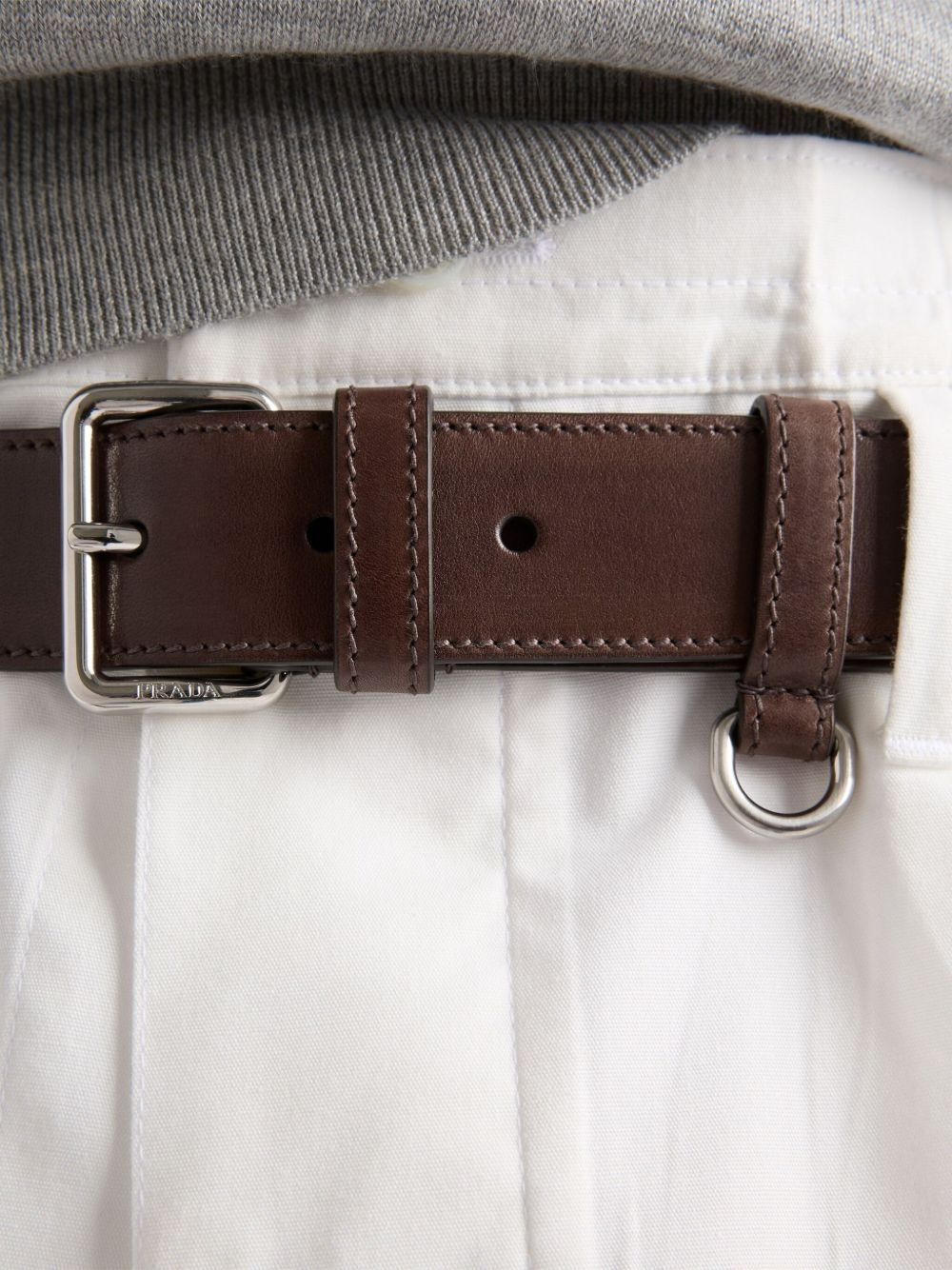 reversible leather belt - 3