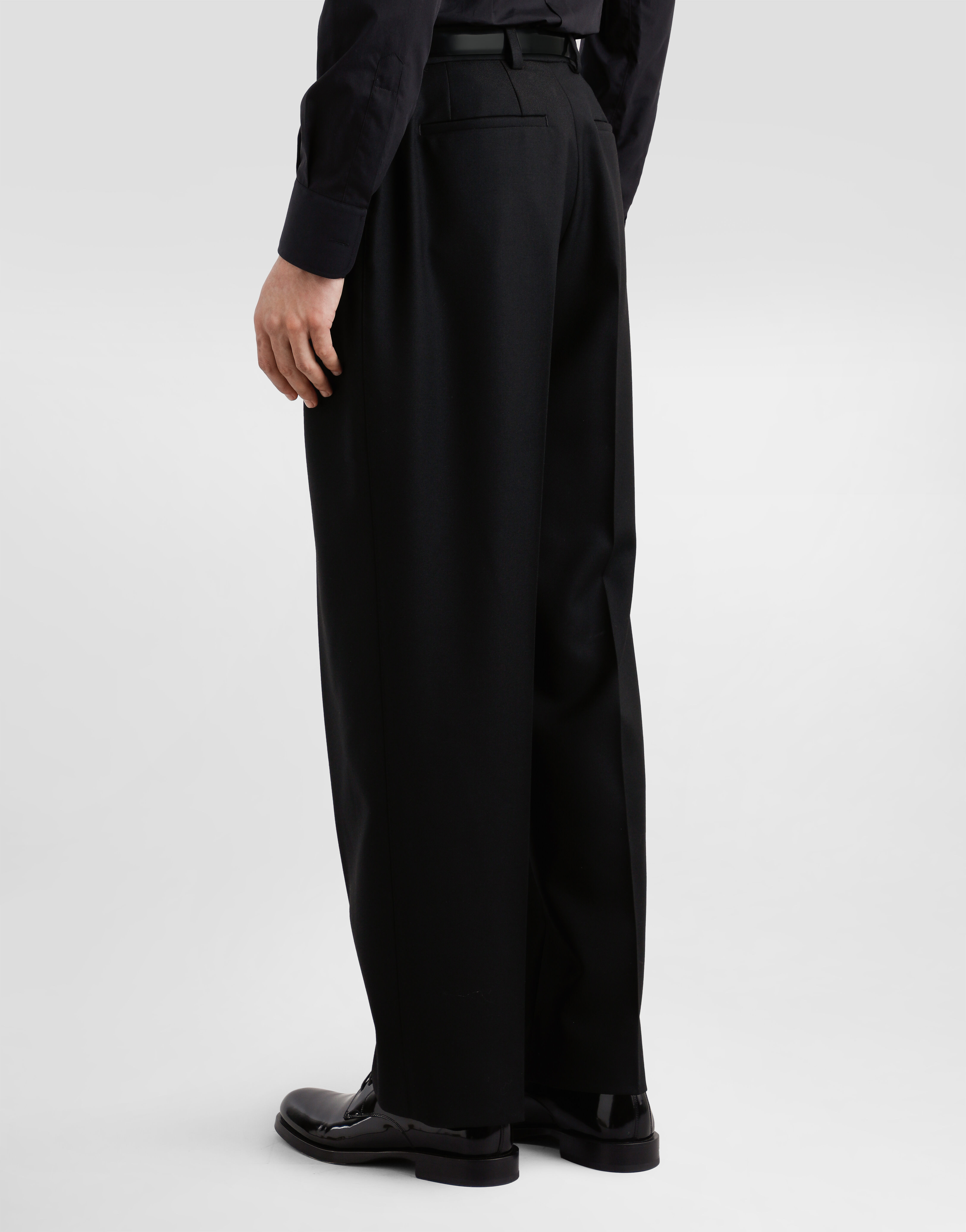 Wool gabardine trousers - 5