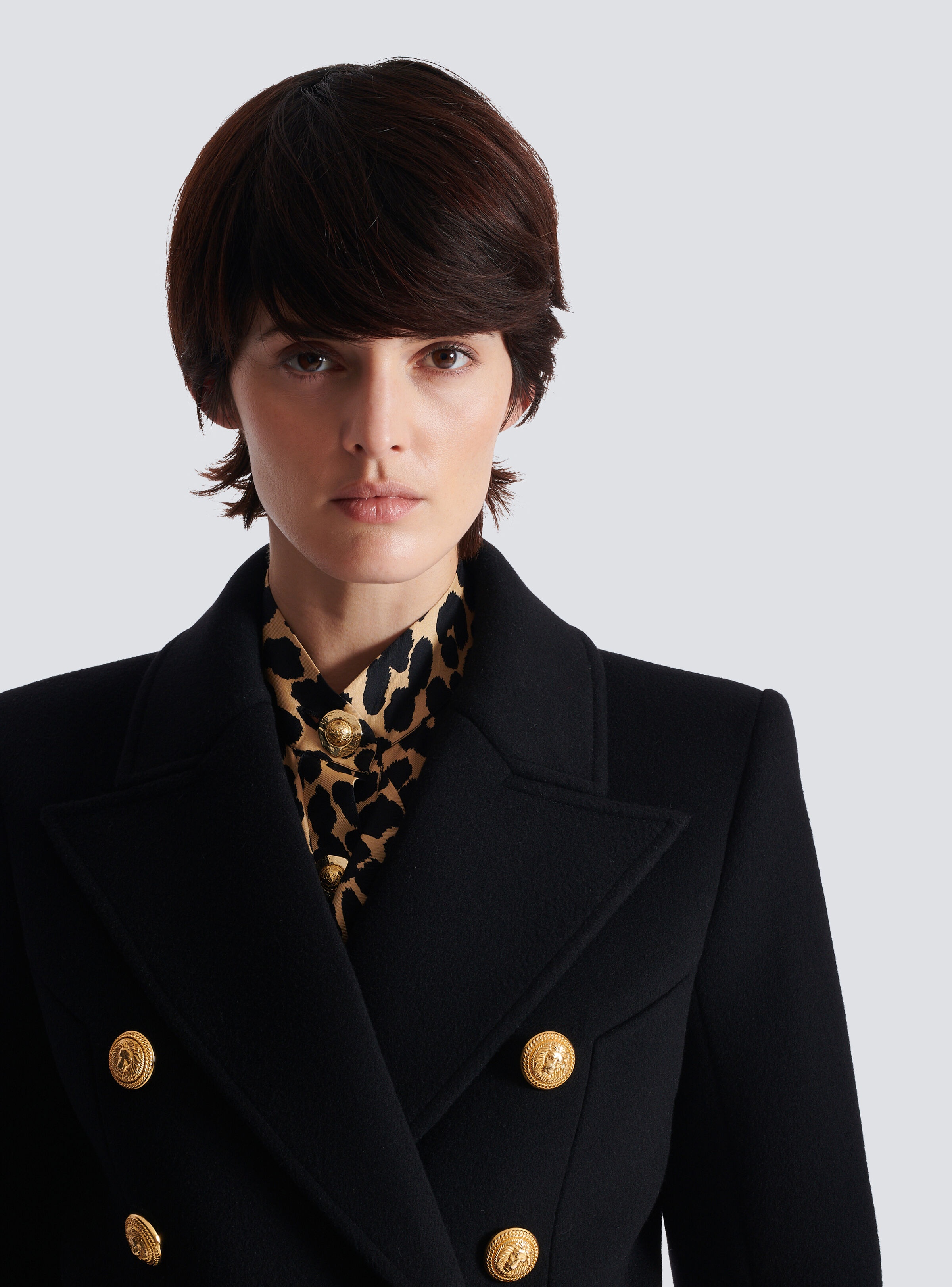 10-button wool and cashmere coat - 7