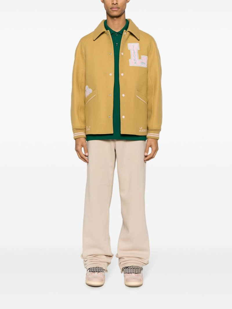 x Le Fleur logo-patches varsity jacket 3