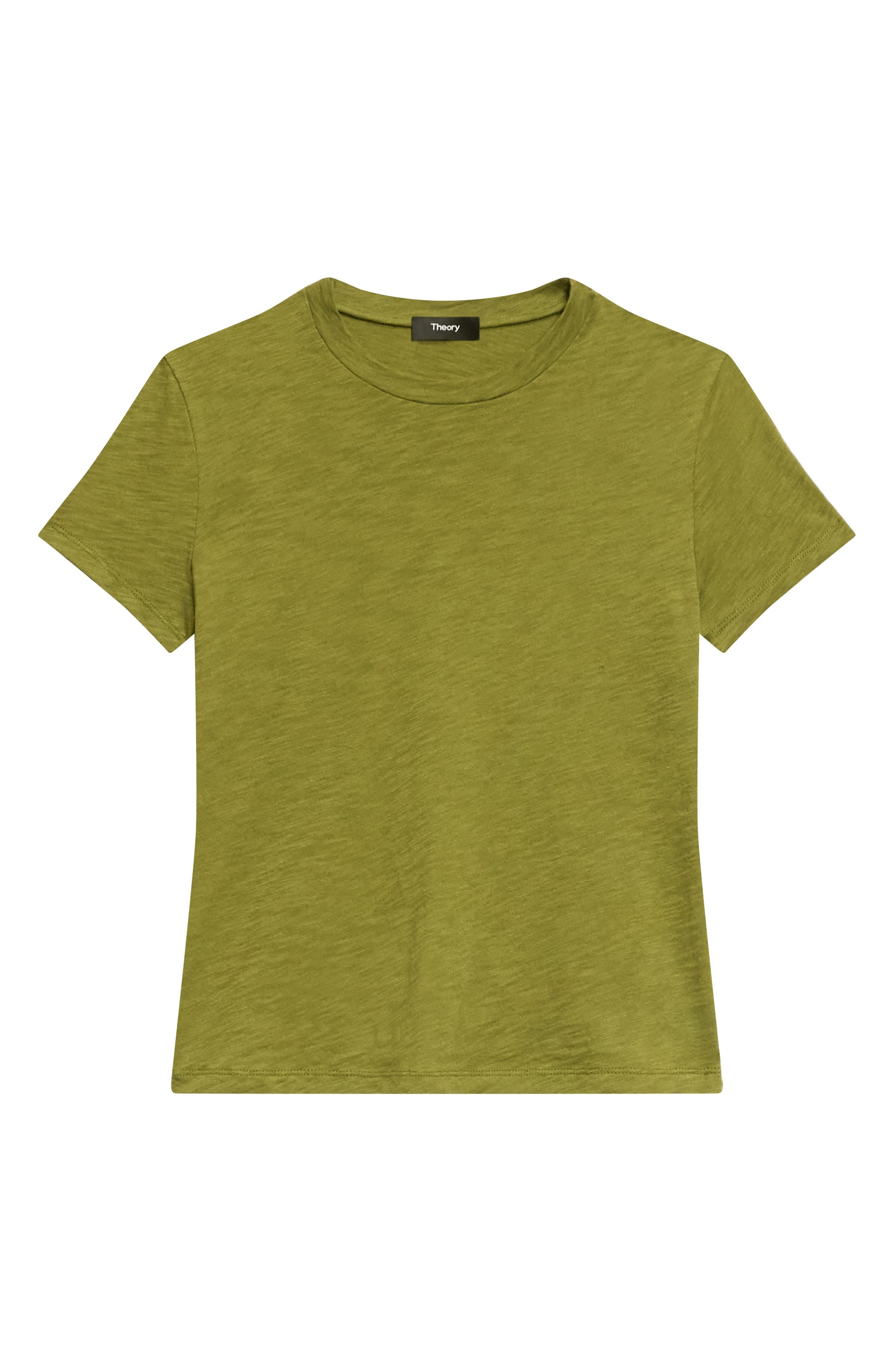 Theory 2 Nebulous Organic Cotton Tiny Tee in Avocado at Nordstrom - 5