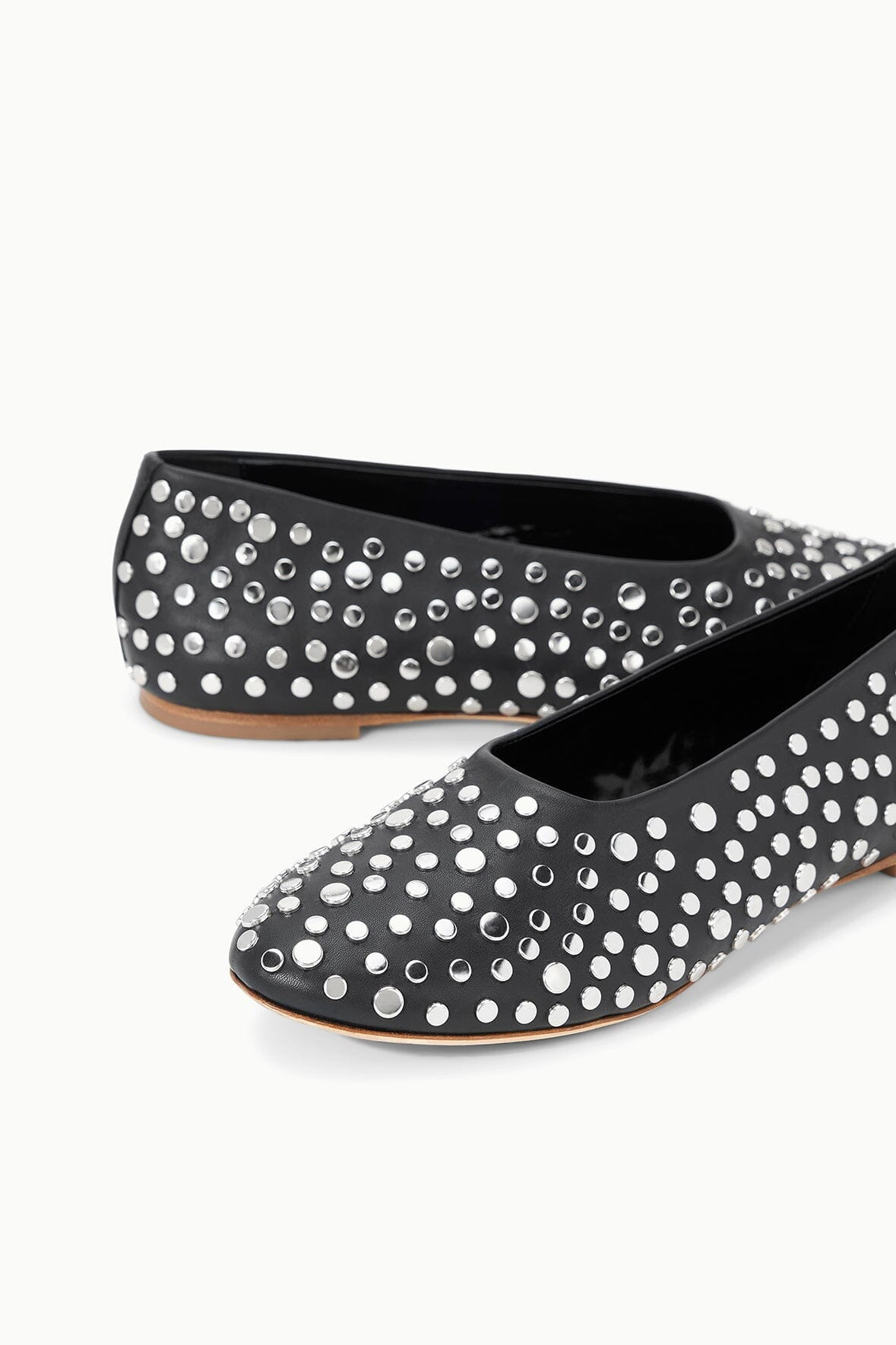 STAUD ALBA BALLET FLAT RIVETS - 6