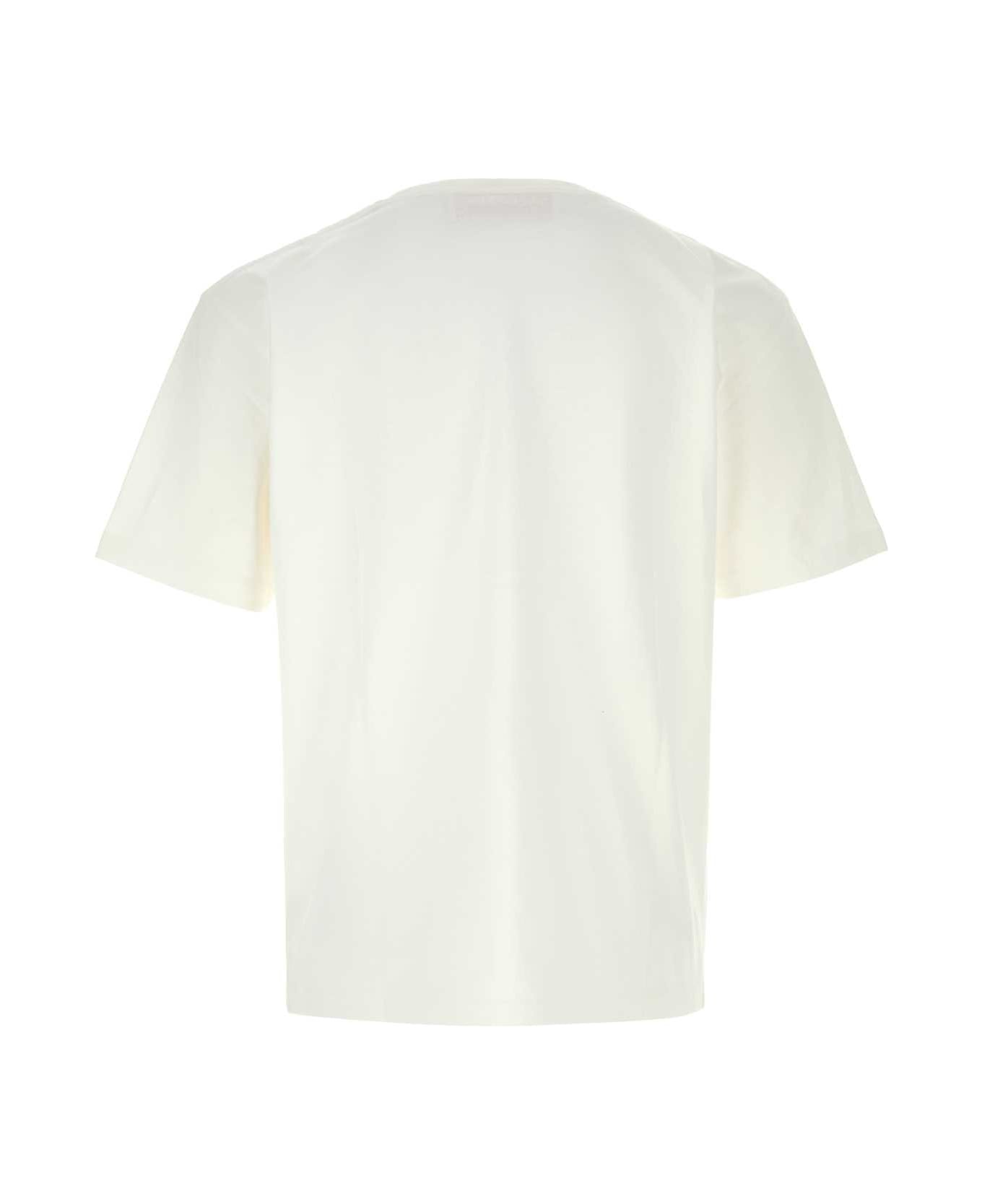 White Cotton T-shirt - 2