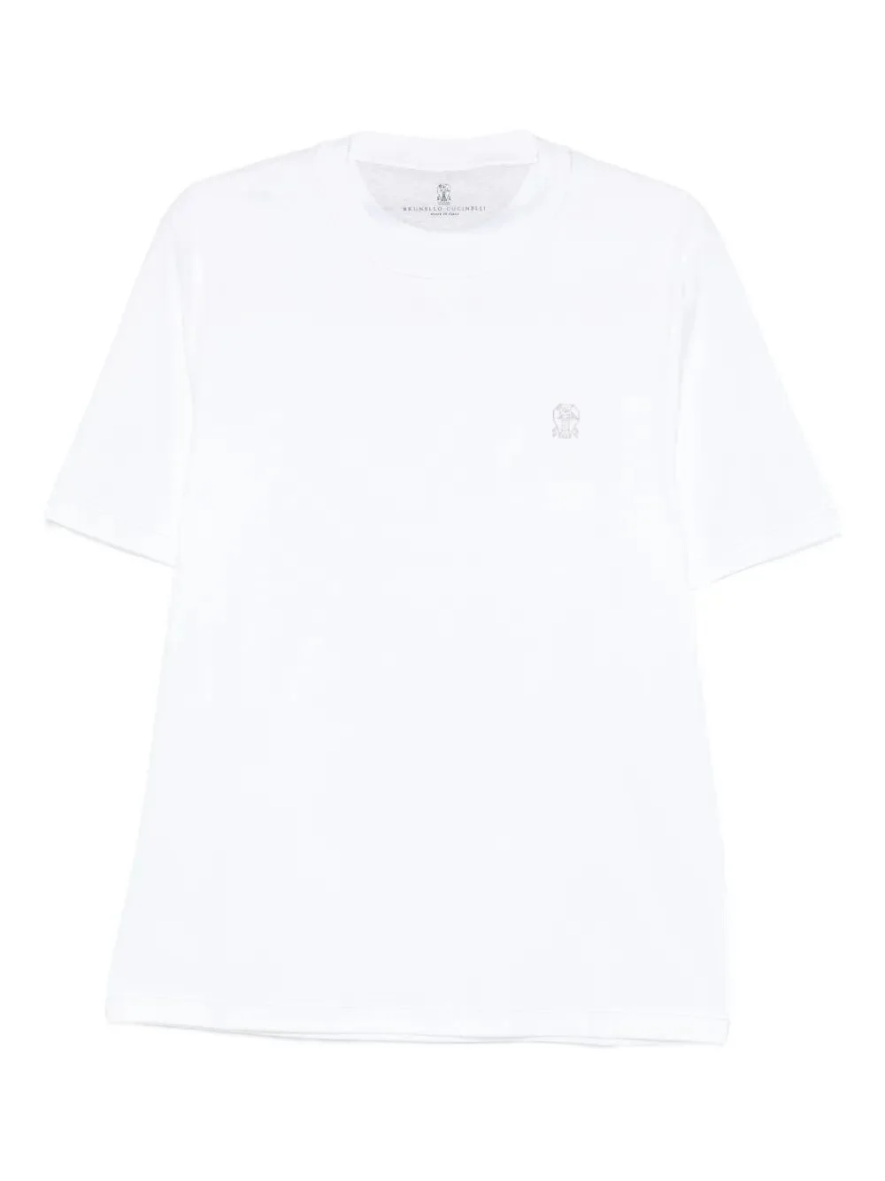 Crew-Neck T-Shirt With Logo - 1