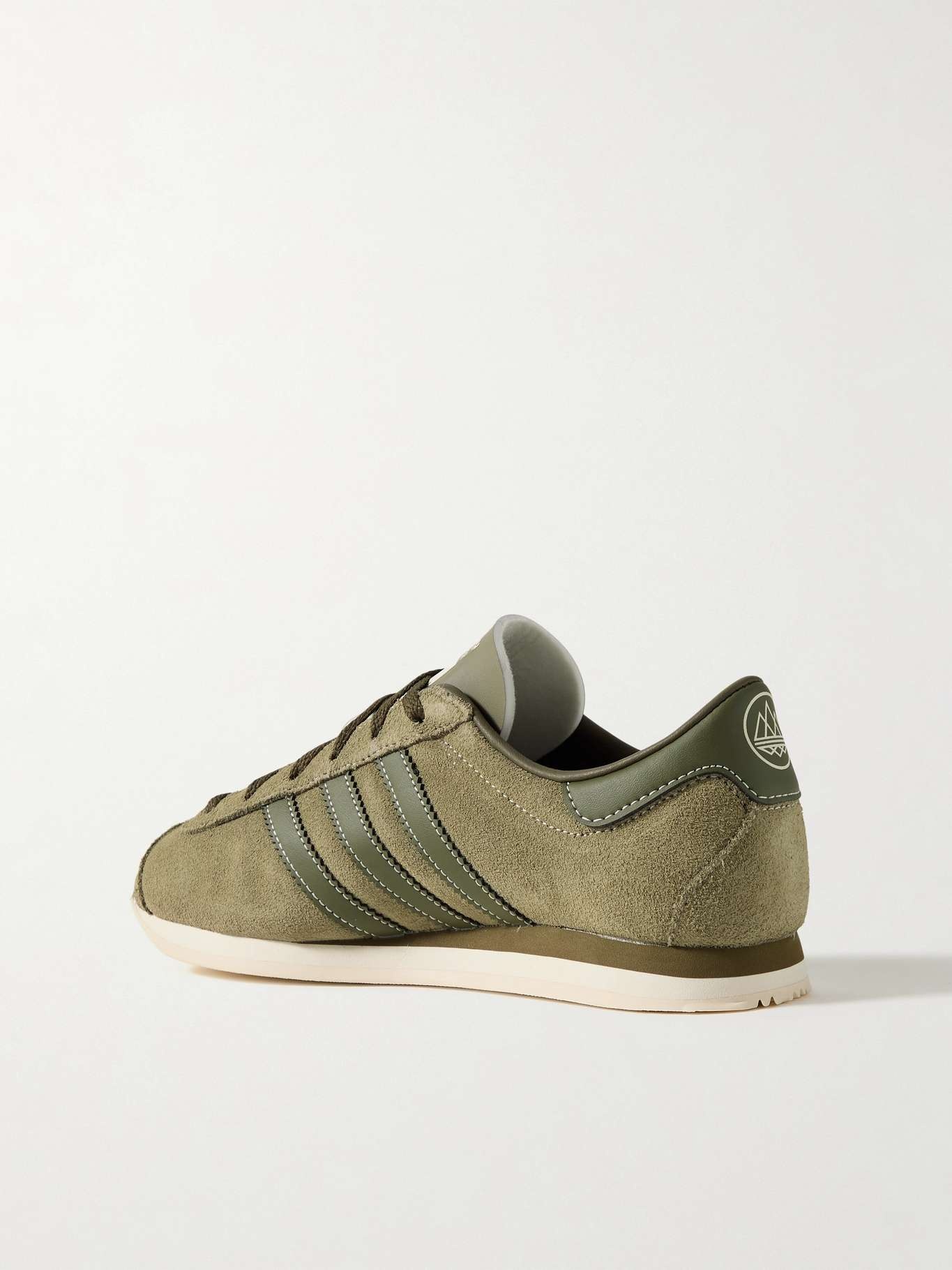 Moston Super SPZL leather-trimmed suede sneakers - 3